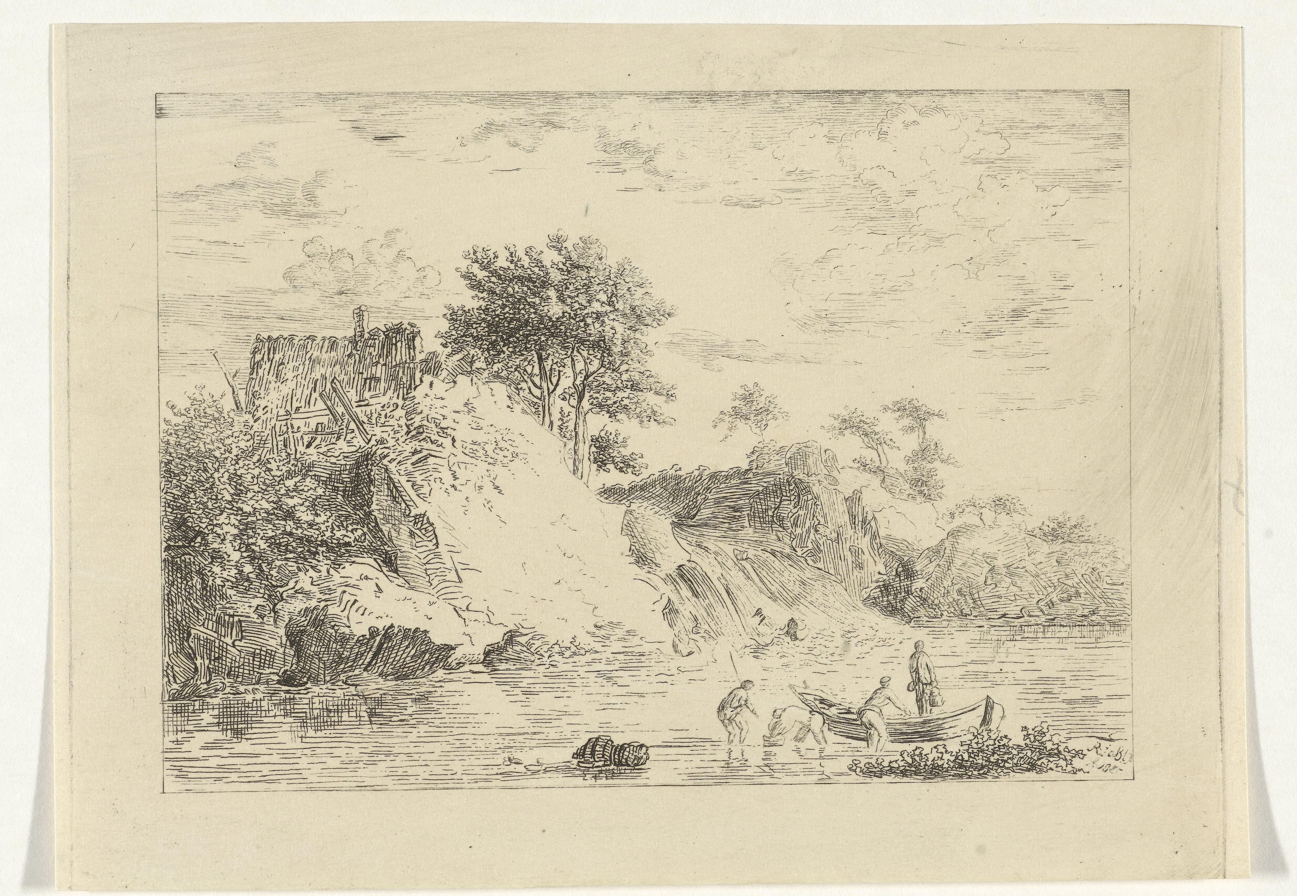 Landschap met een meer