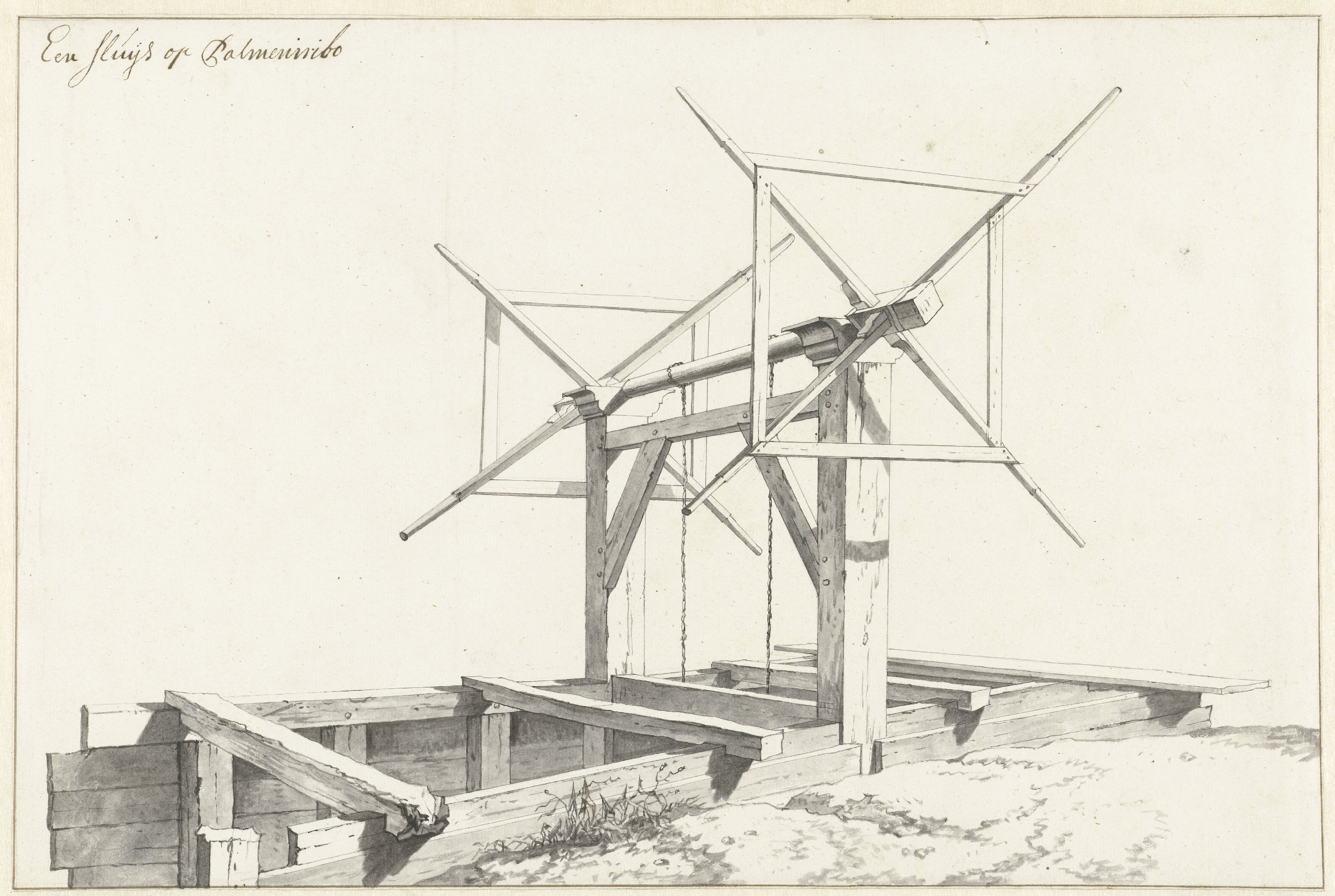 Sluice on the Palmeneribo Plantation