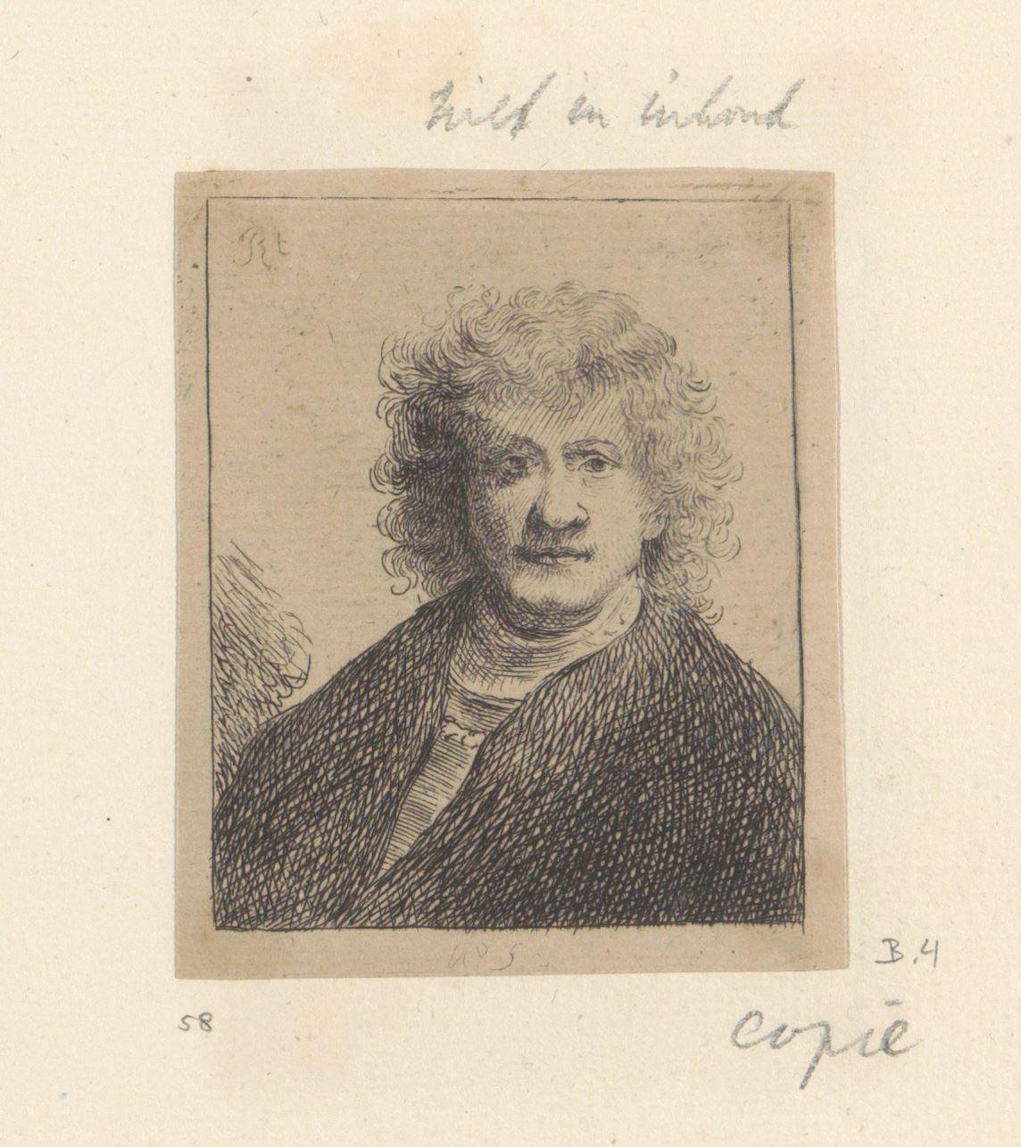 Zelfportret met brede neus