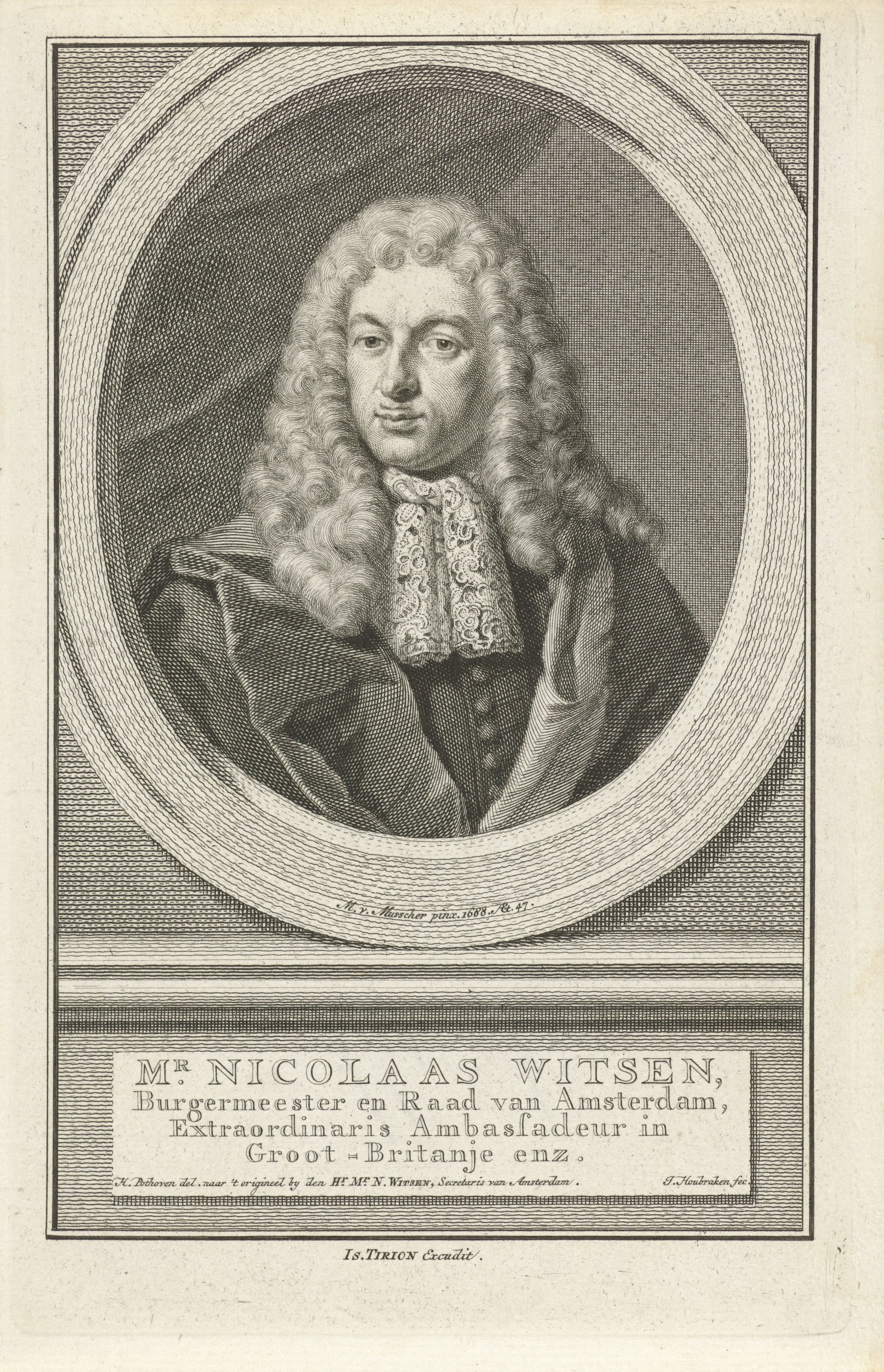 Portret van Nicolaes Cornelisz. Witsen