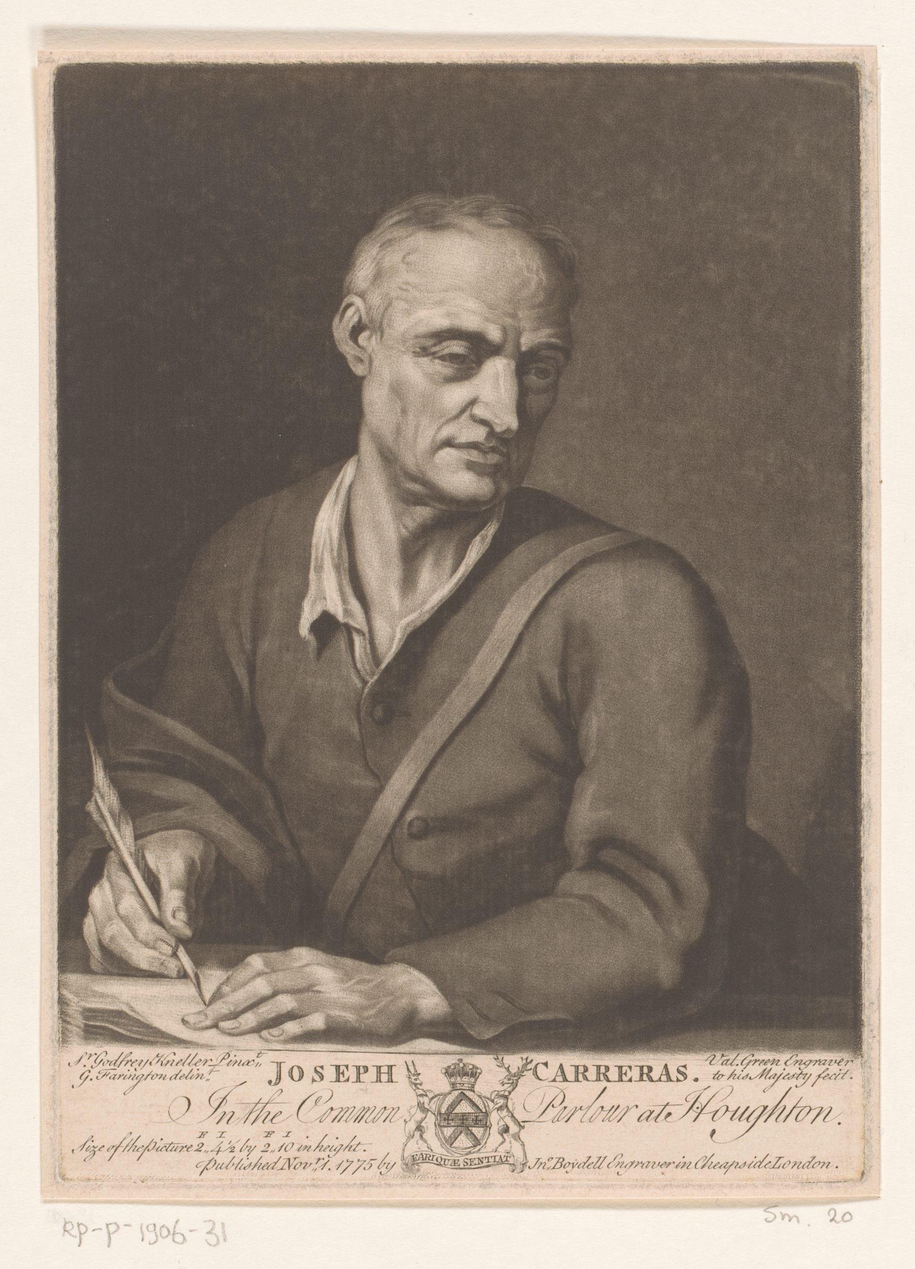 Portret van Joseph Carreras