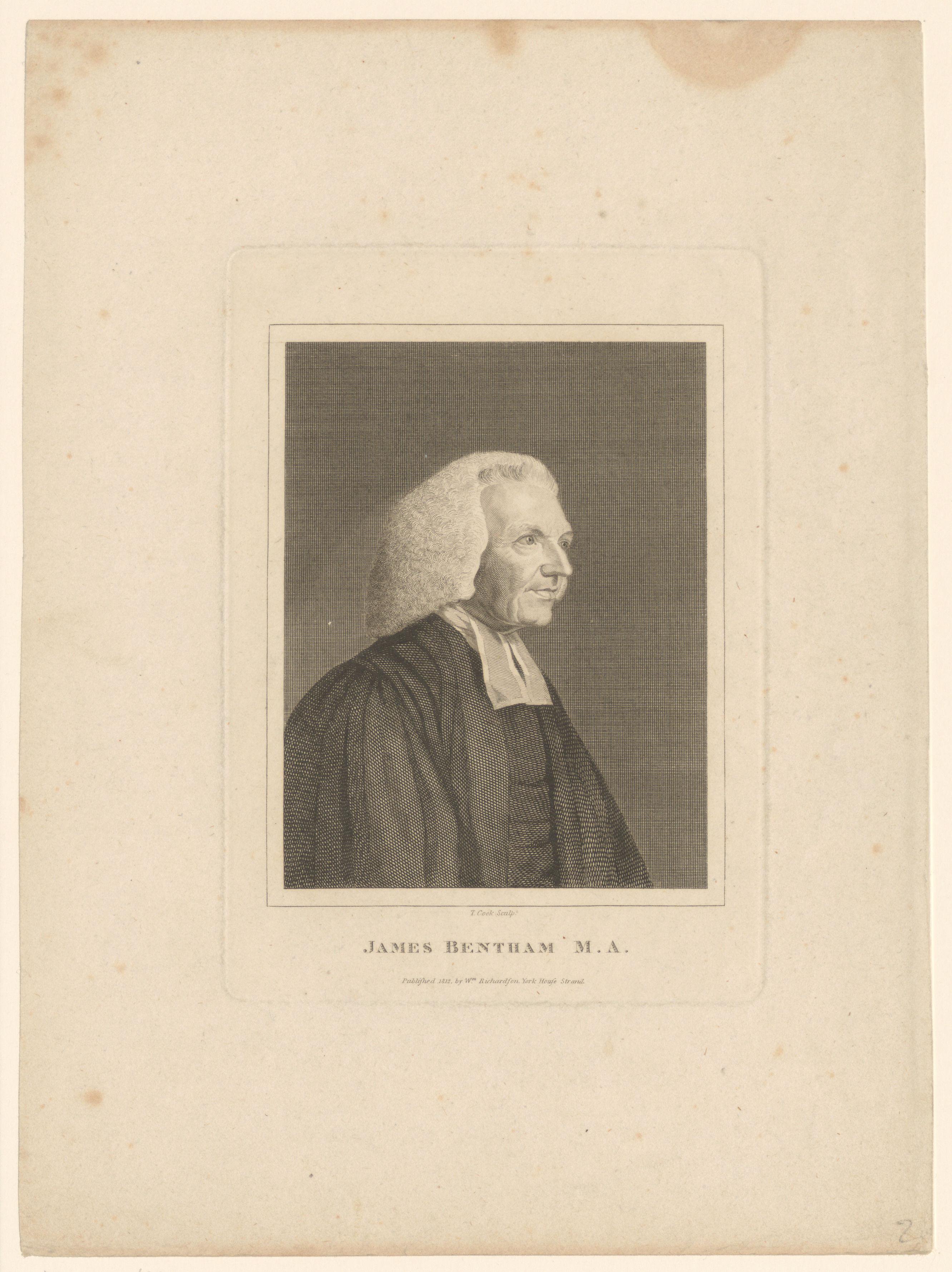 Portret van James Bentham