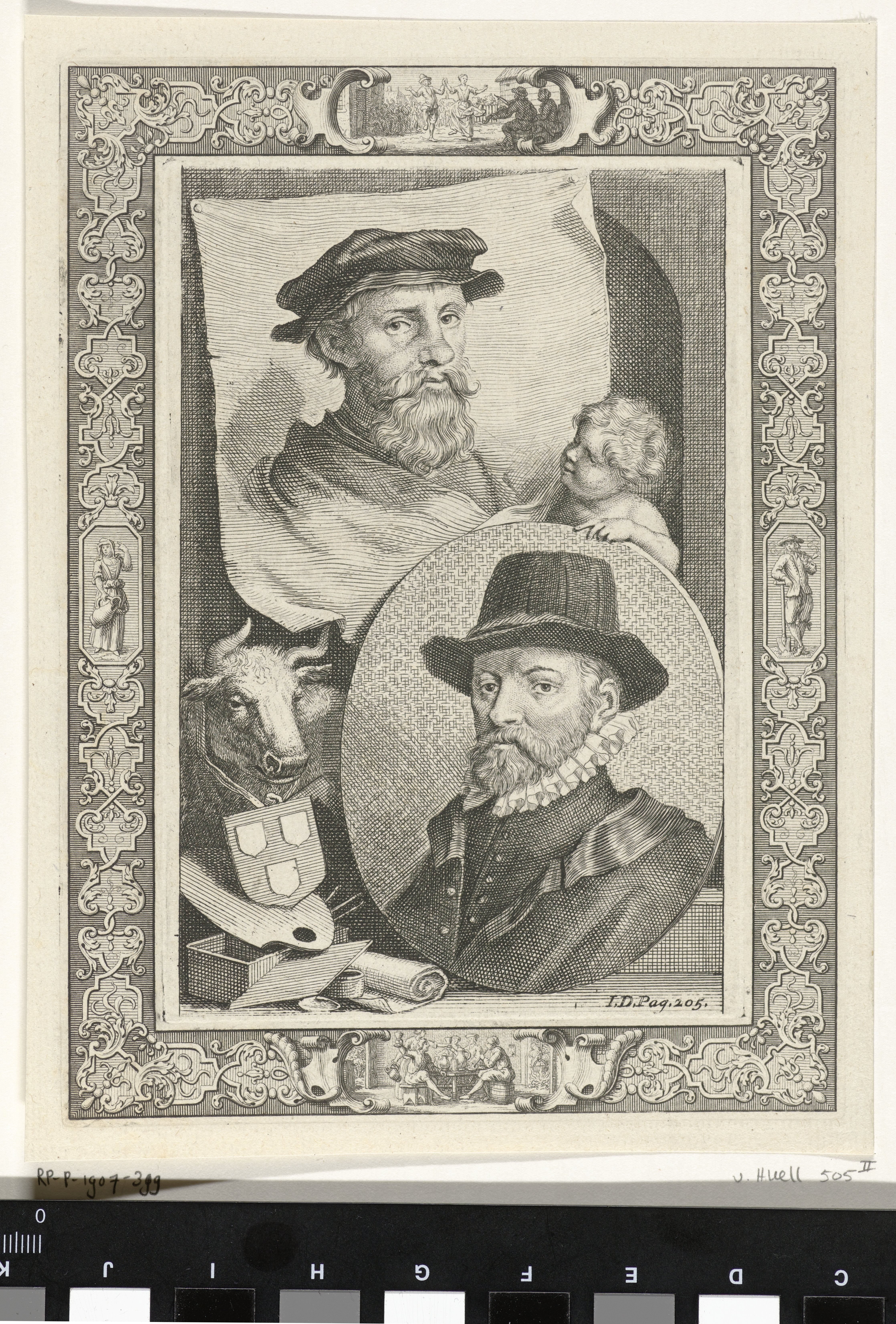 Portretten van Dirck en Wouter Pietersz. Crabeth