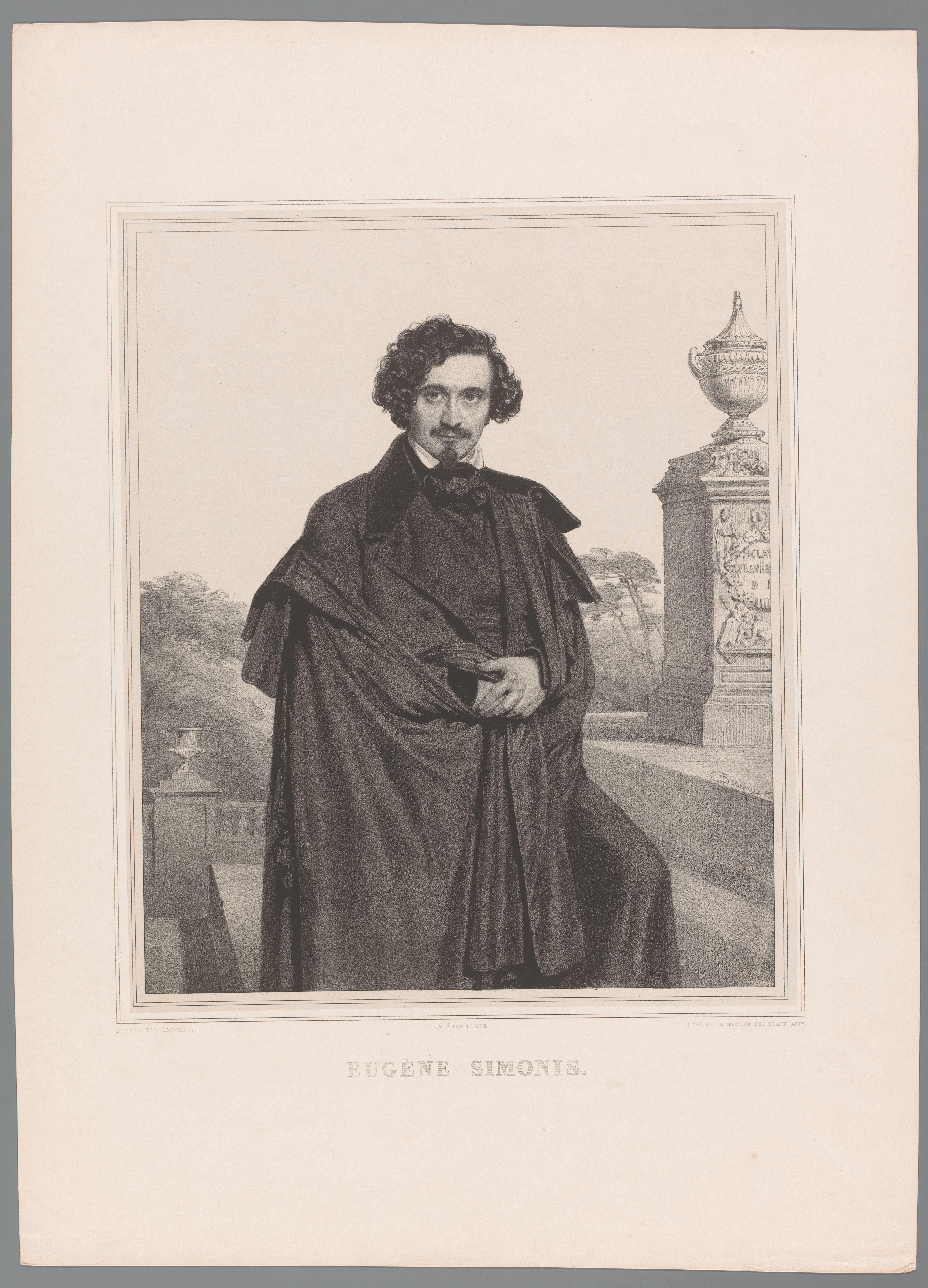 Portret van Eugène Simonis