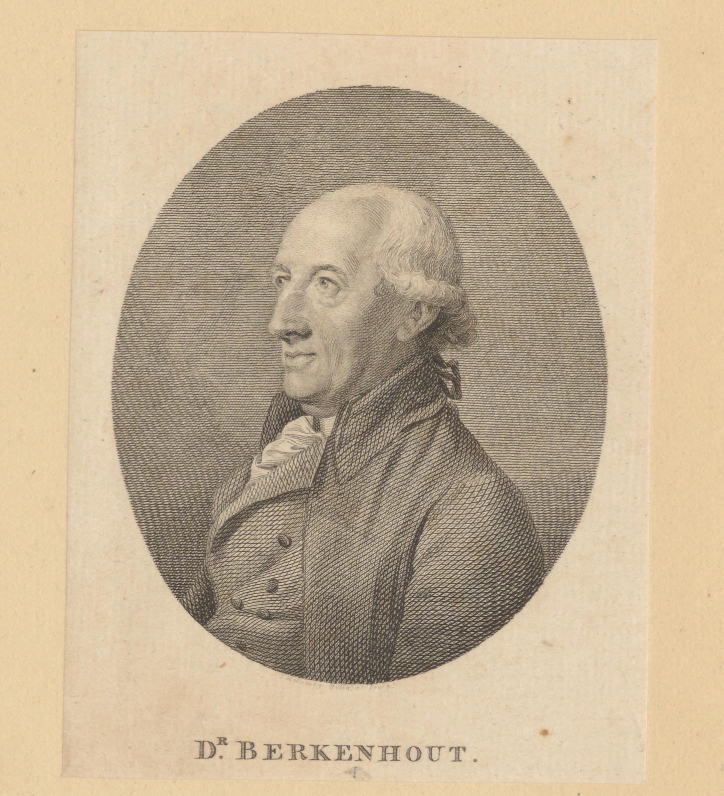 Portret van John Berkenhout
