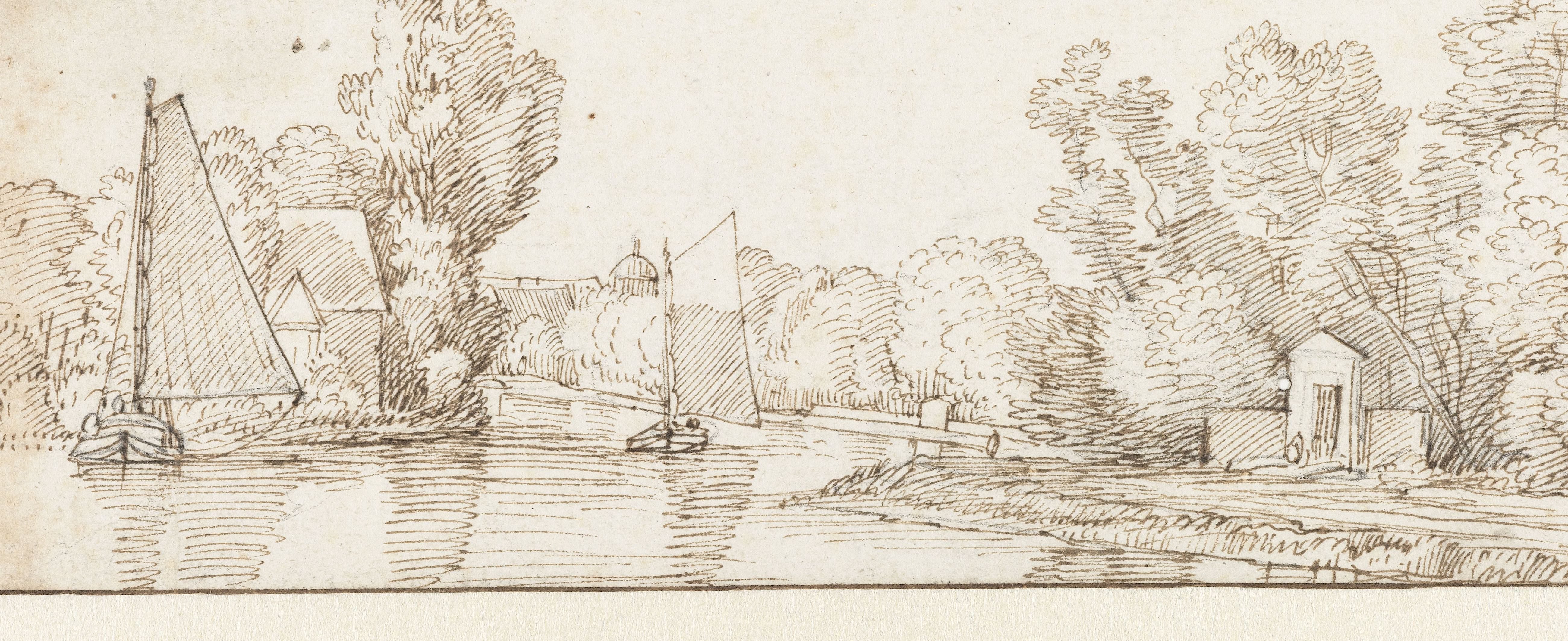 Riviergezicht aan de Vecht
