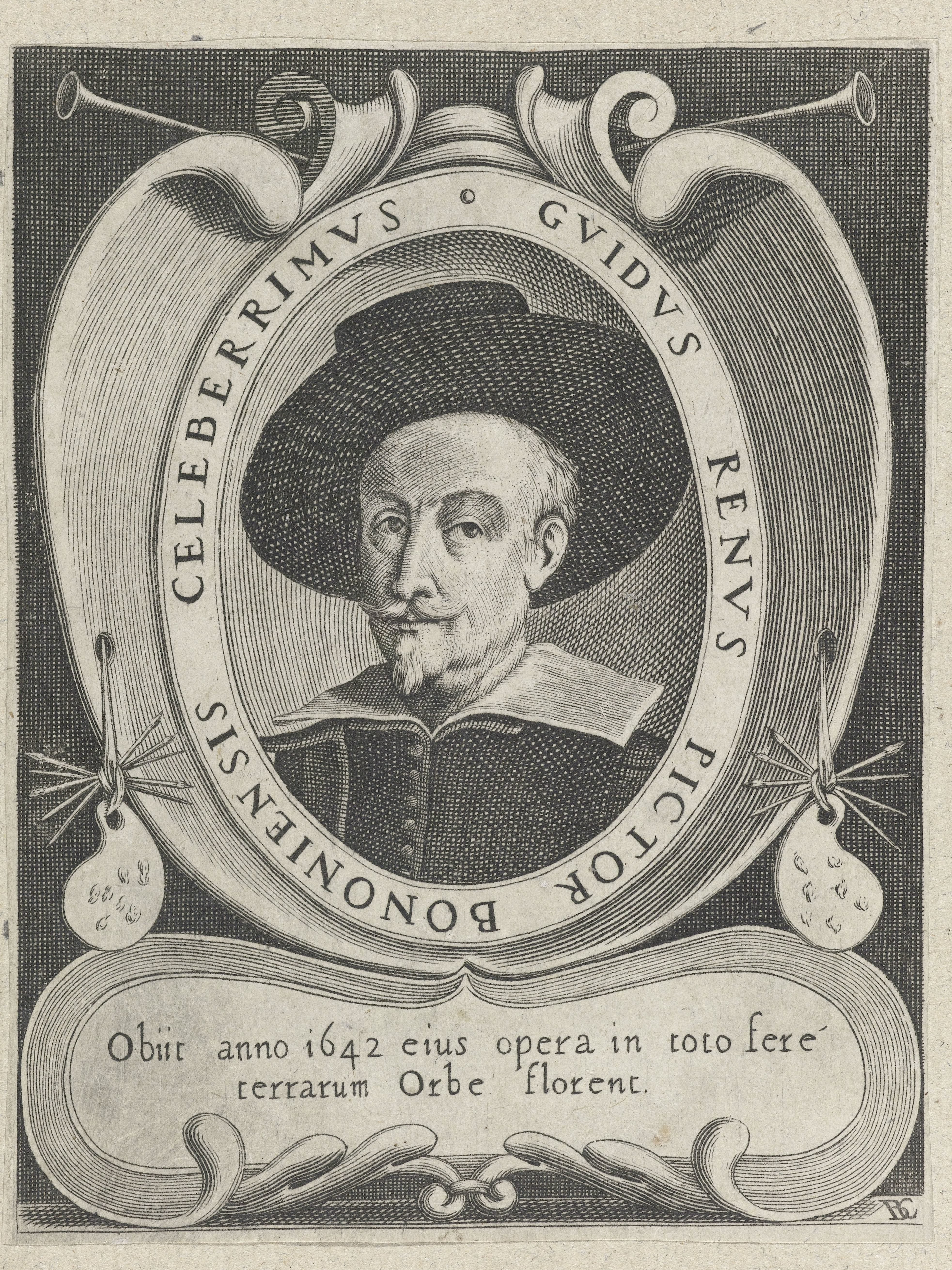 Portret van schilder Guido Reni