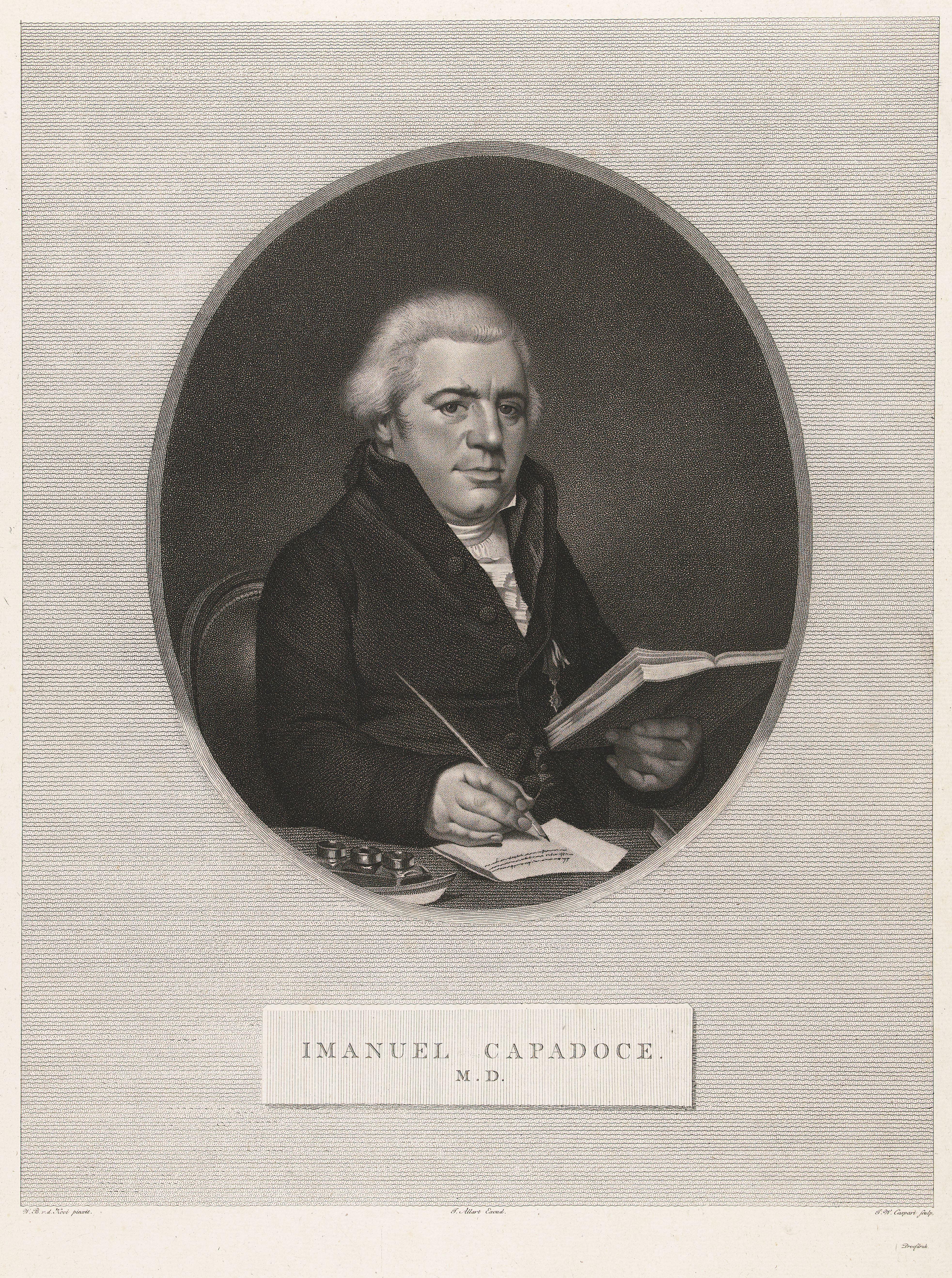 Portret van Immanuel Capadose
