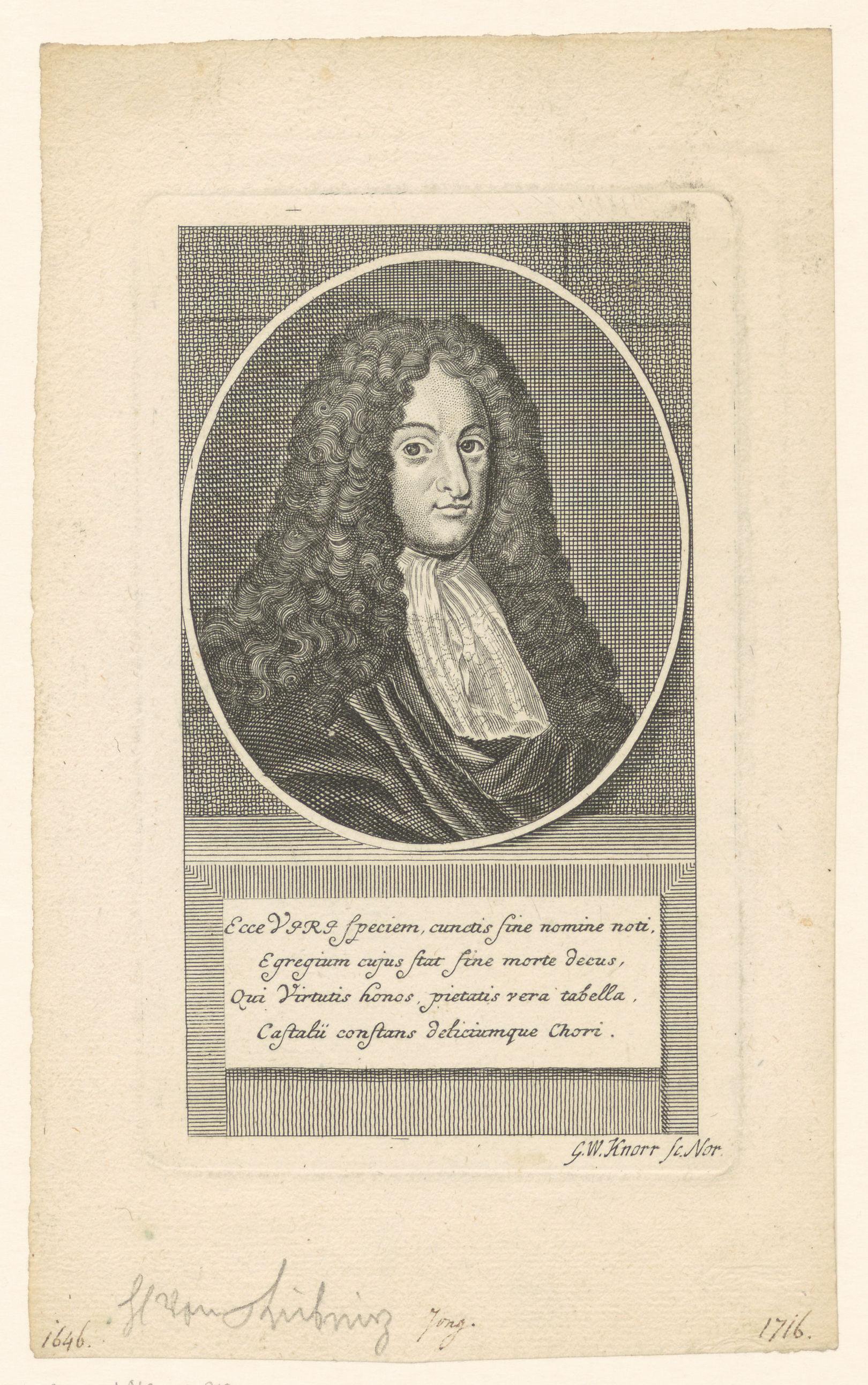 Portret van Hans Thubing