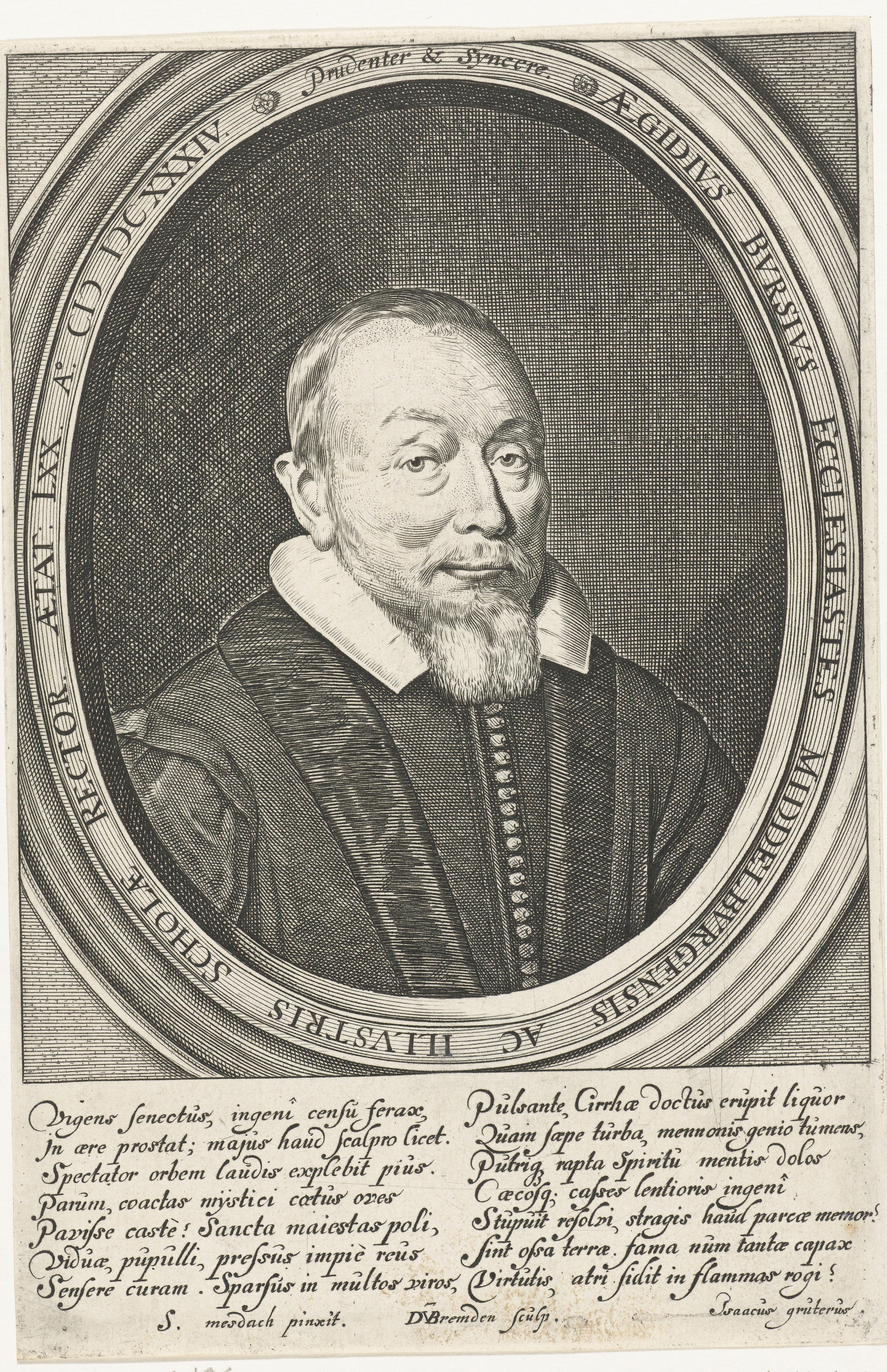 Portret van Aegidius Bursius