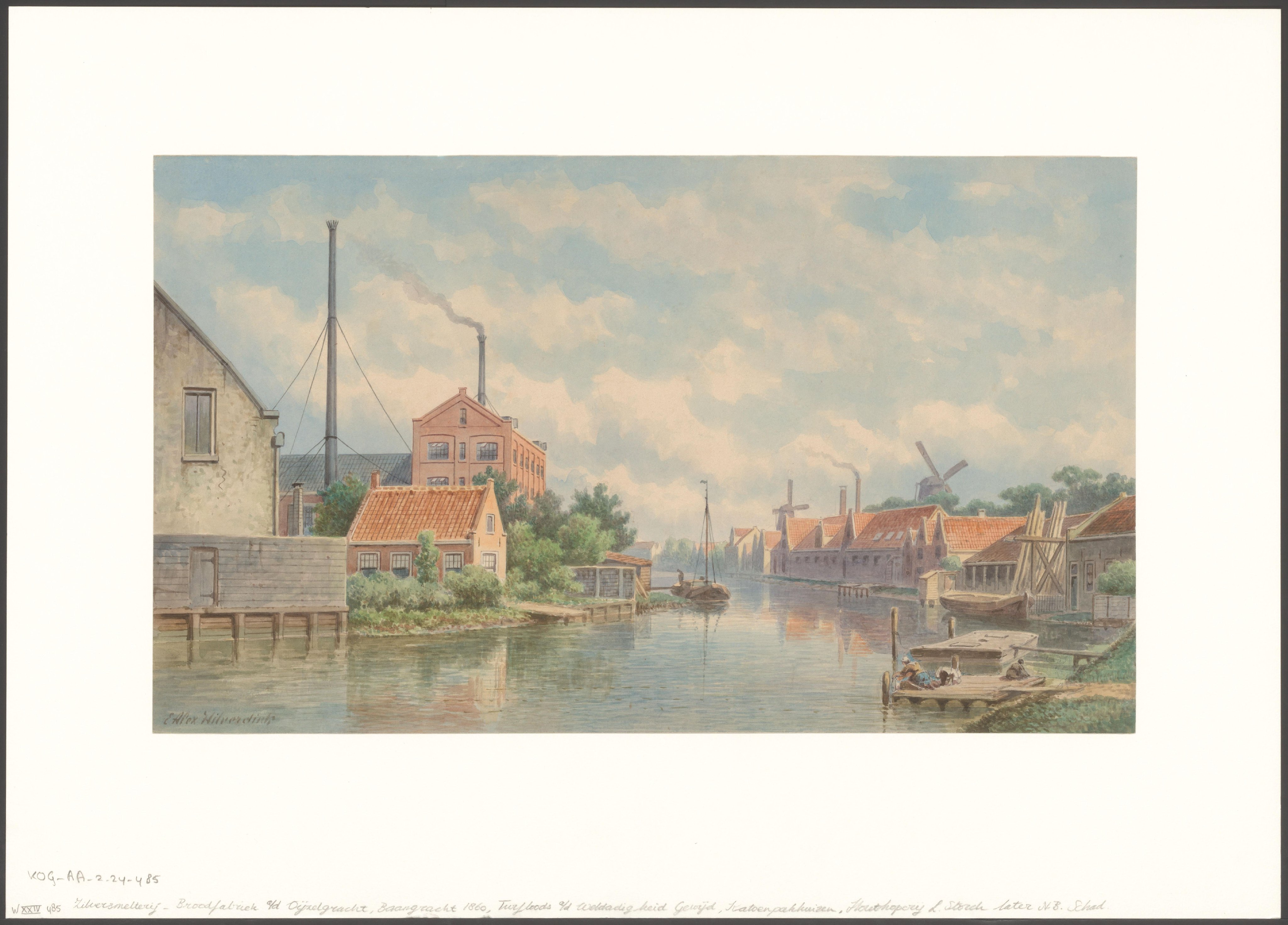 Gezicht op de Lijnbaansgracht