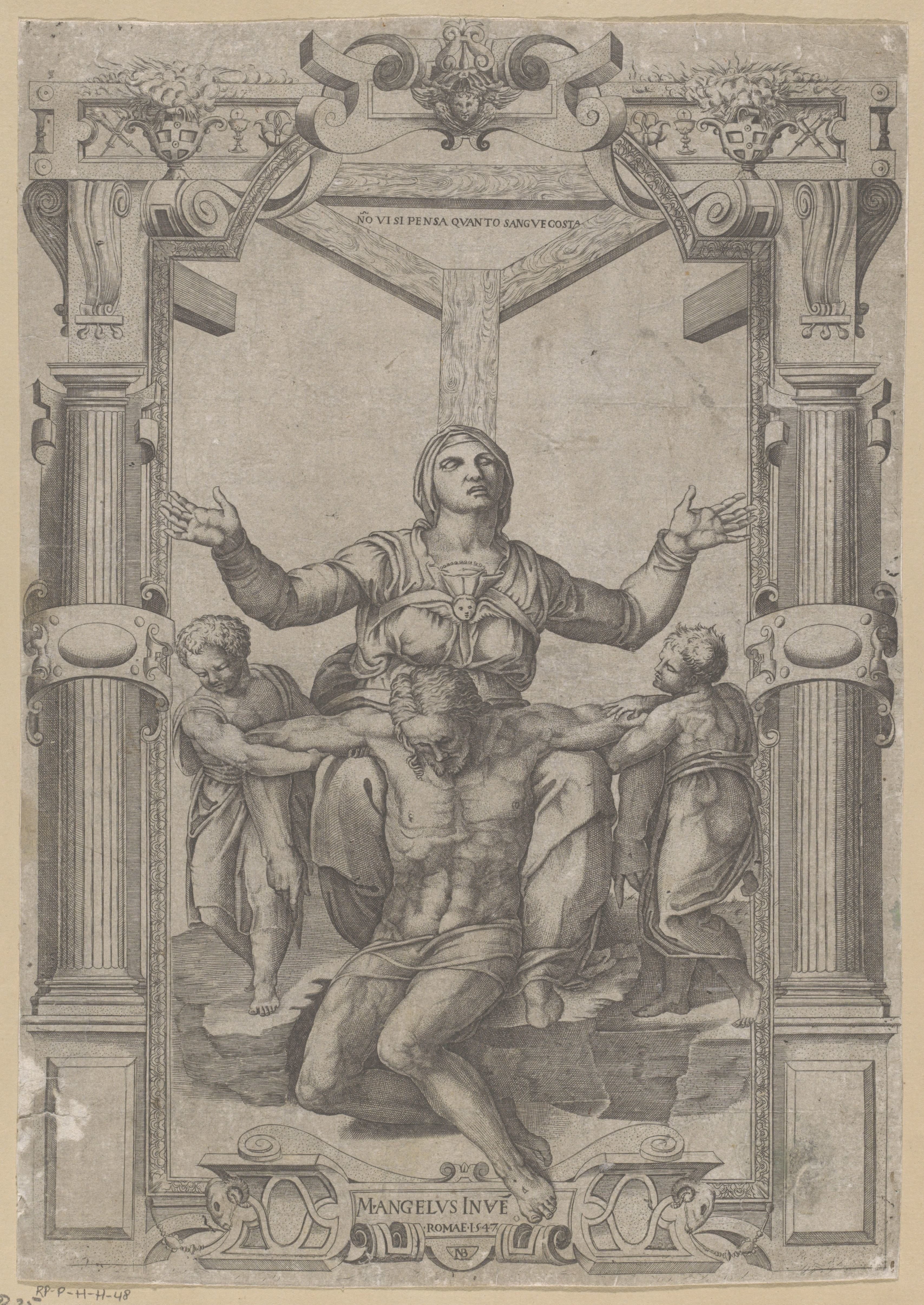 Maria aan de voet van het Kruis