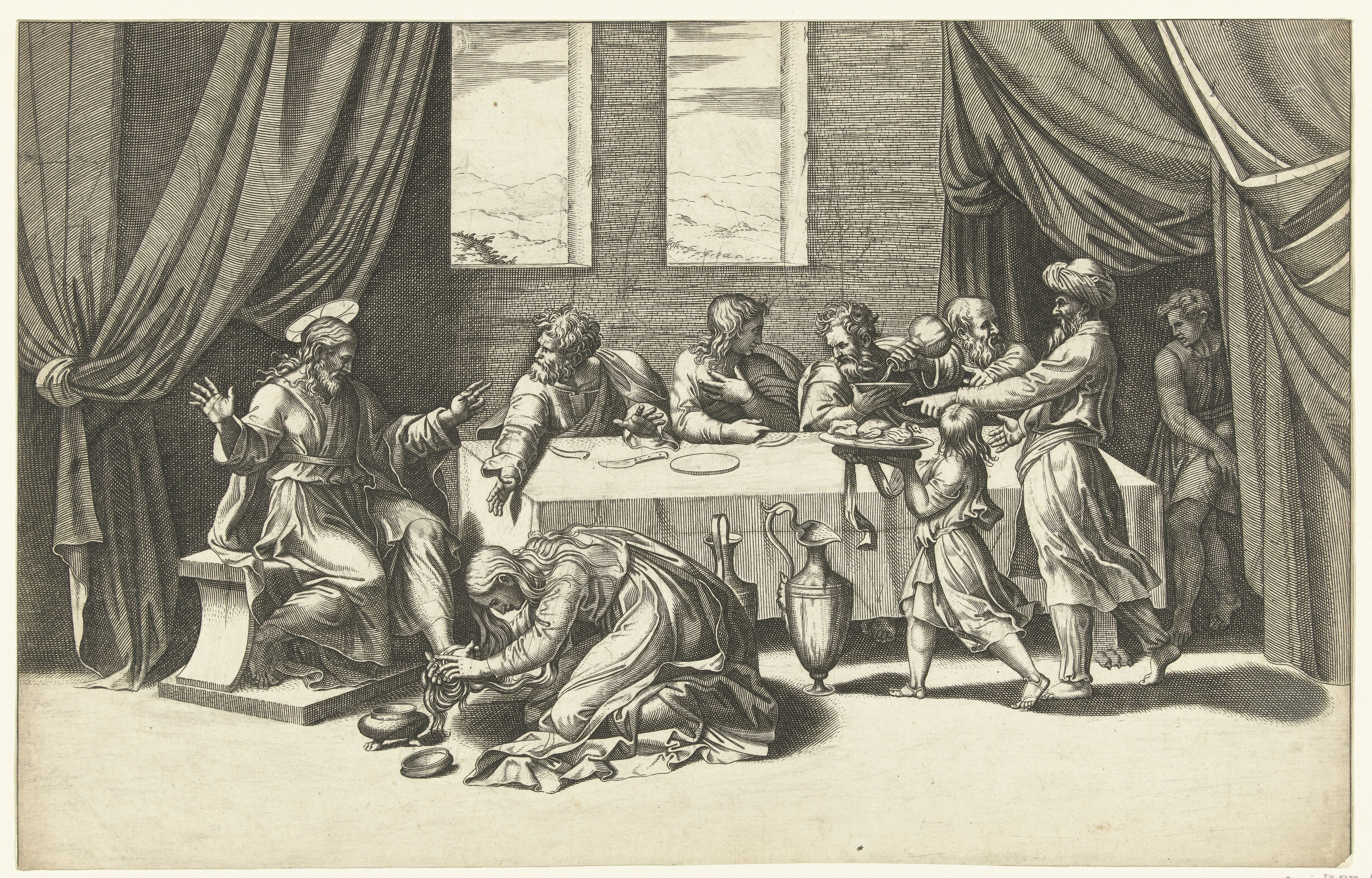 Christus in huis van Simon de Farizeeër