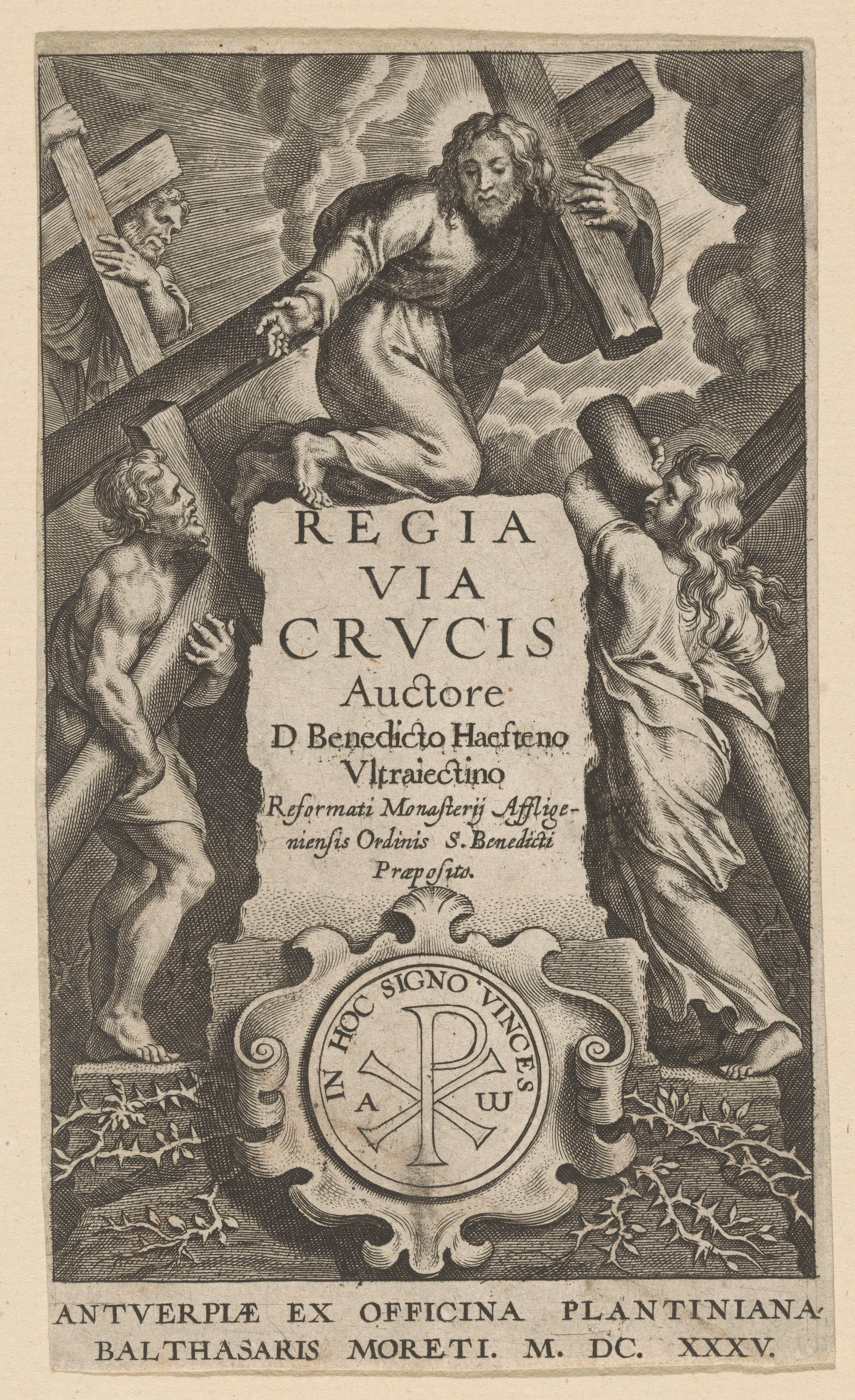 Christus en drie andere kruisdragers