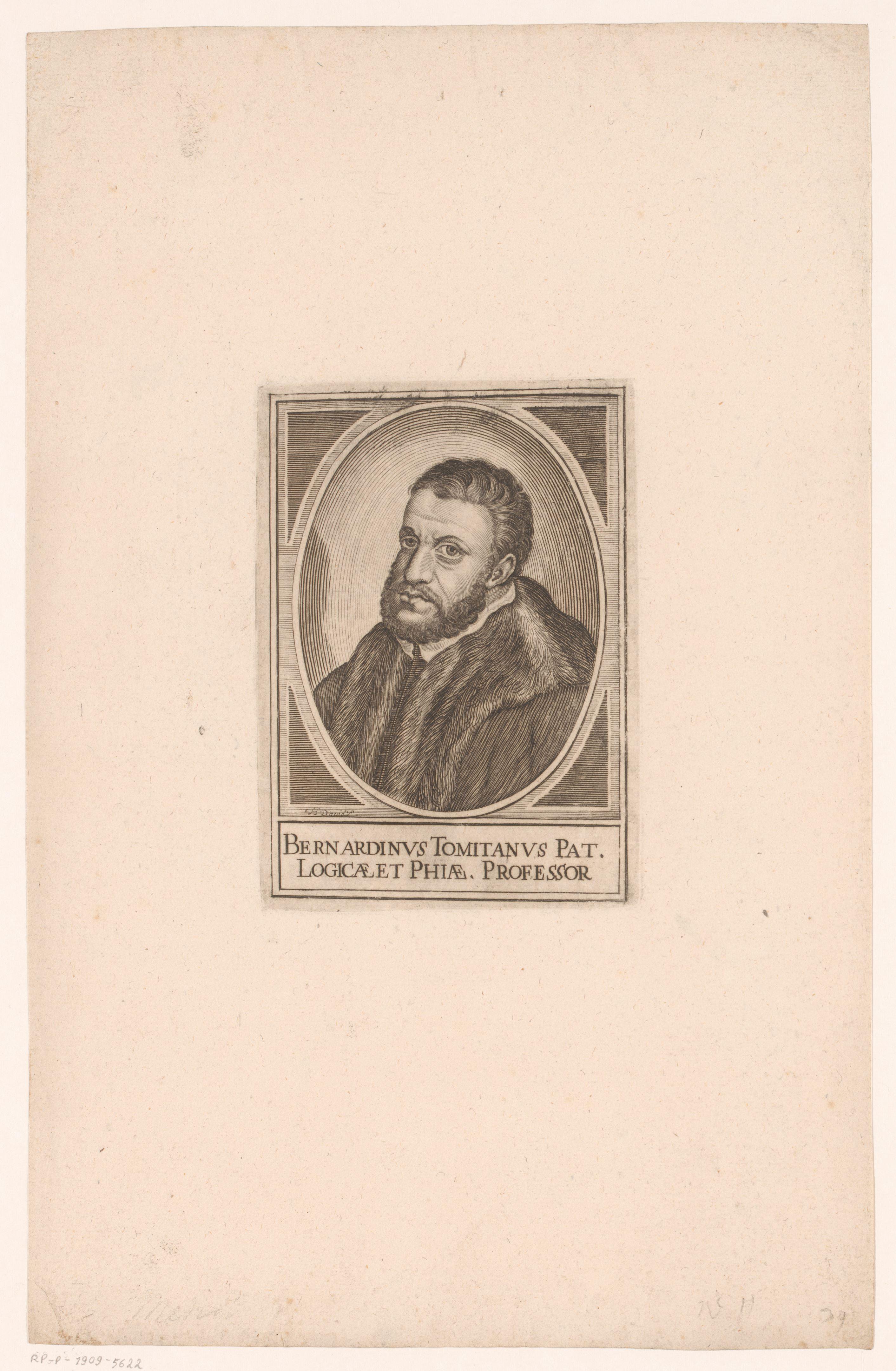 Portret van Bernardino Tomitano