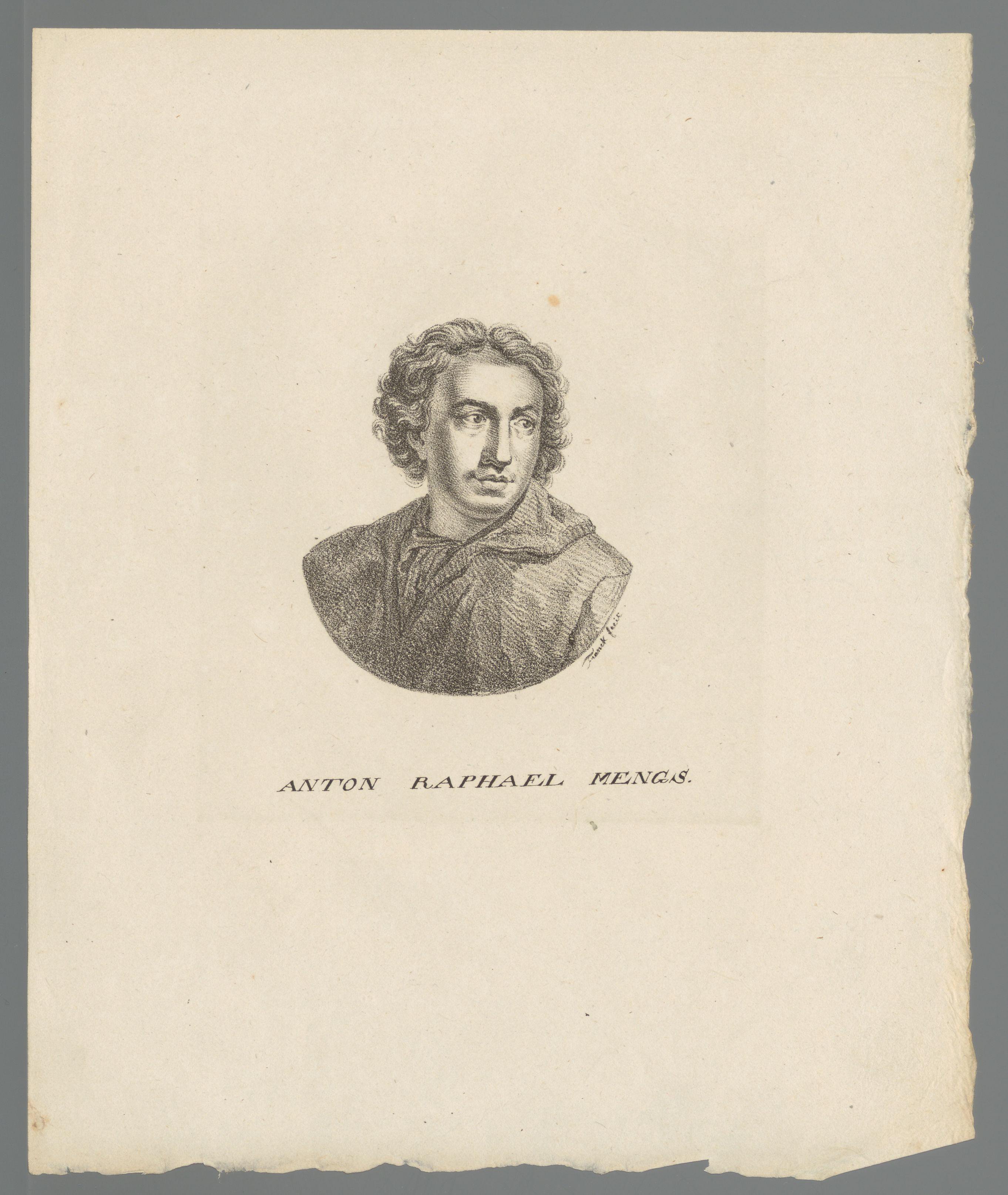 Portret van Anton Raphael Mengs