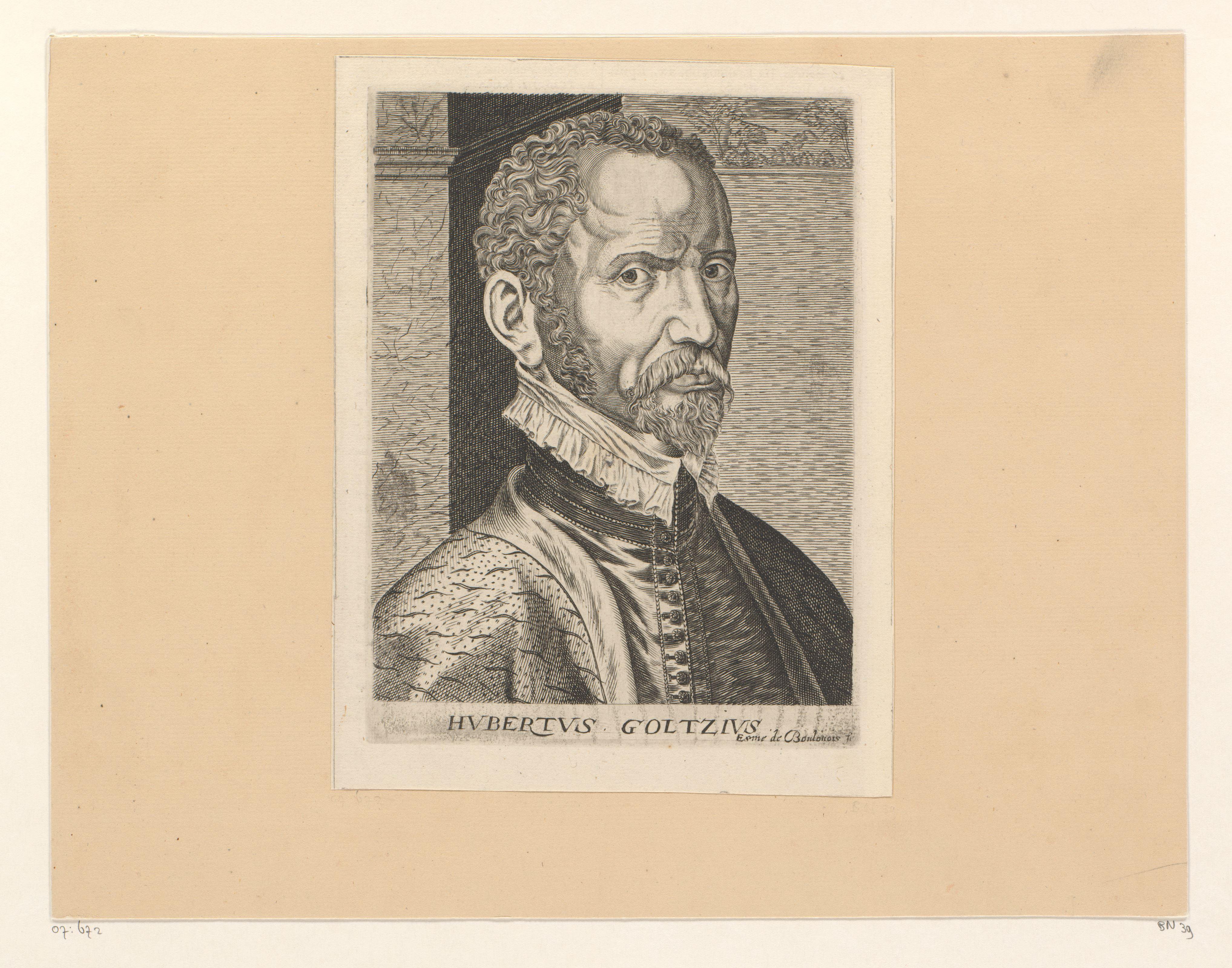 Portret van Hubert Goltzius