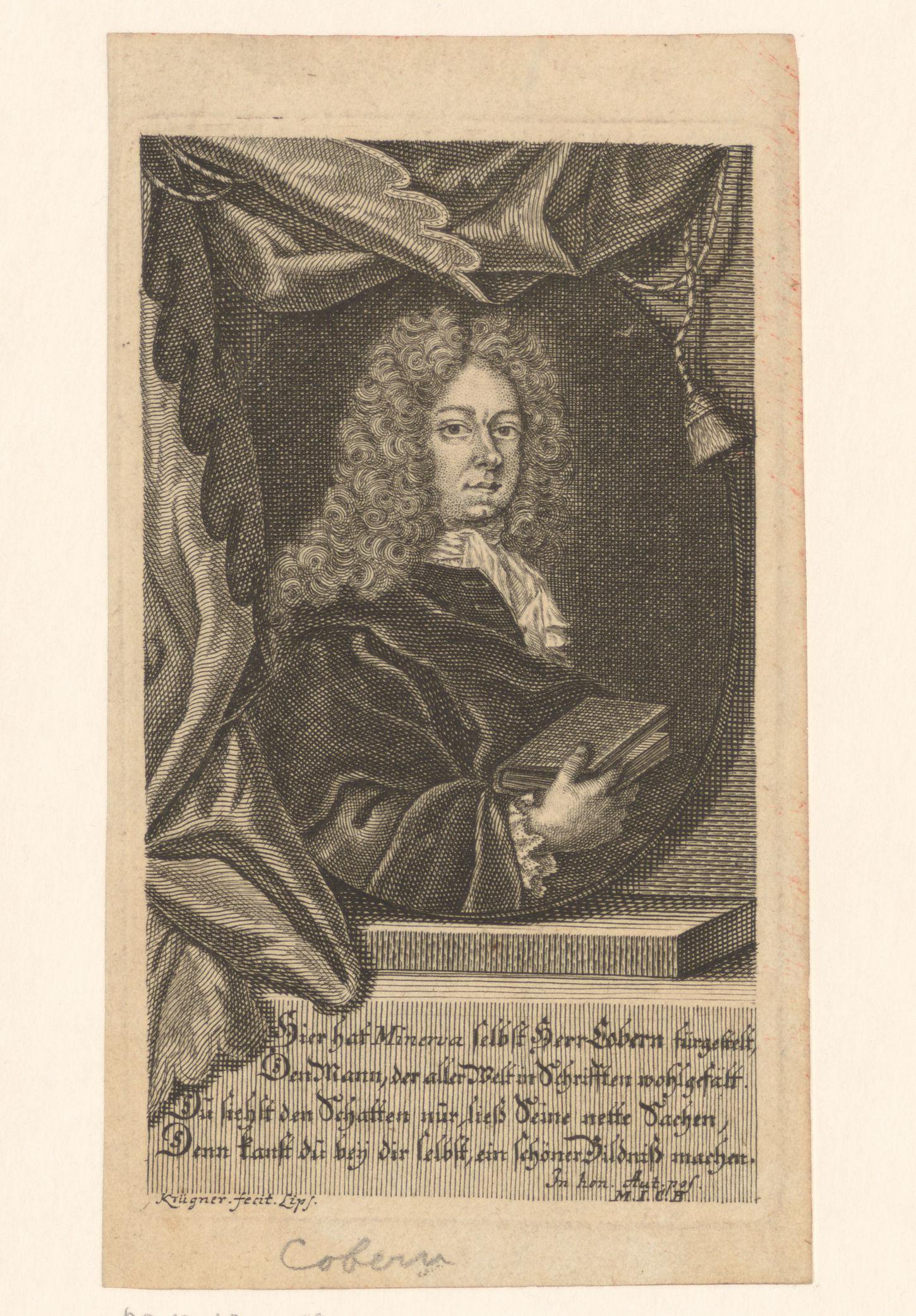 Portret van Gottlieb Cober