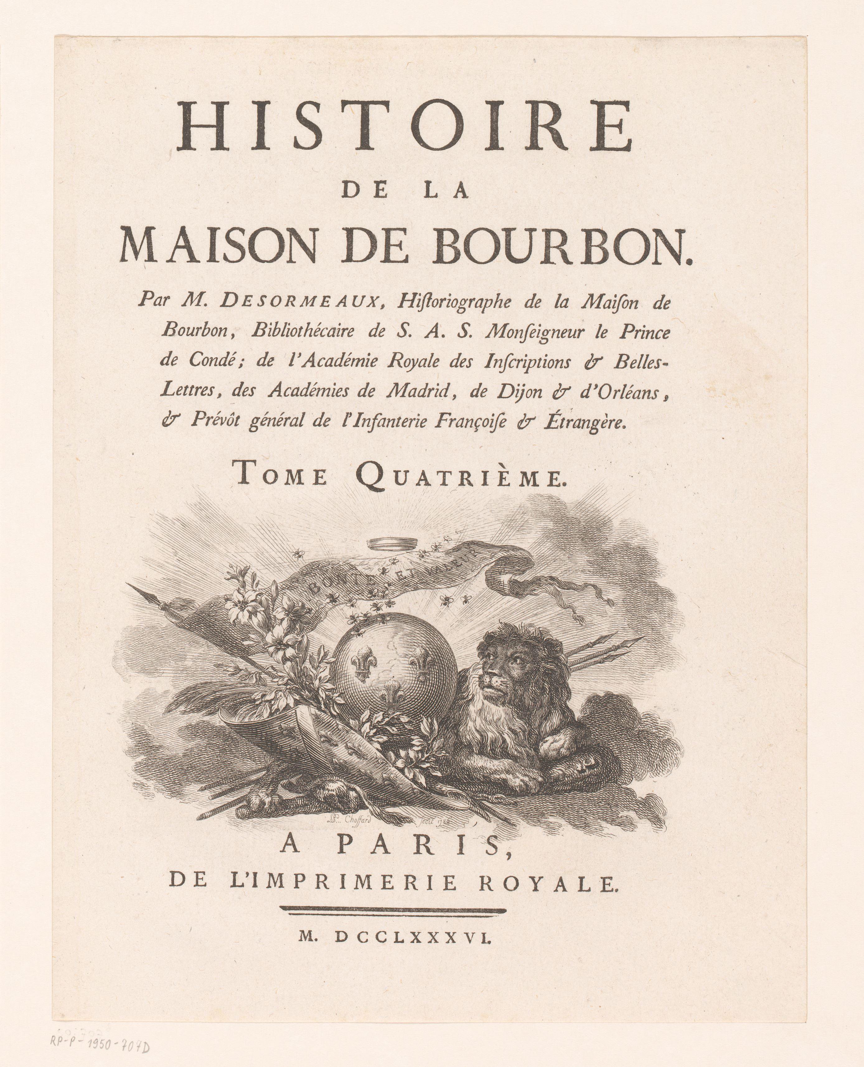 Leeuw met de Franse lelie en symbolische verwijzingen naar het huis van Bourbon