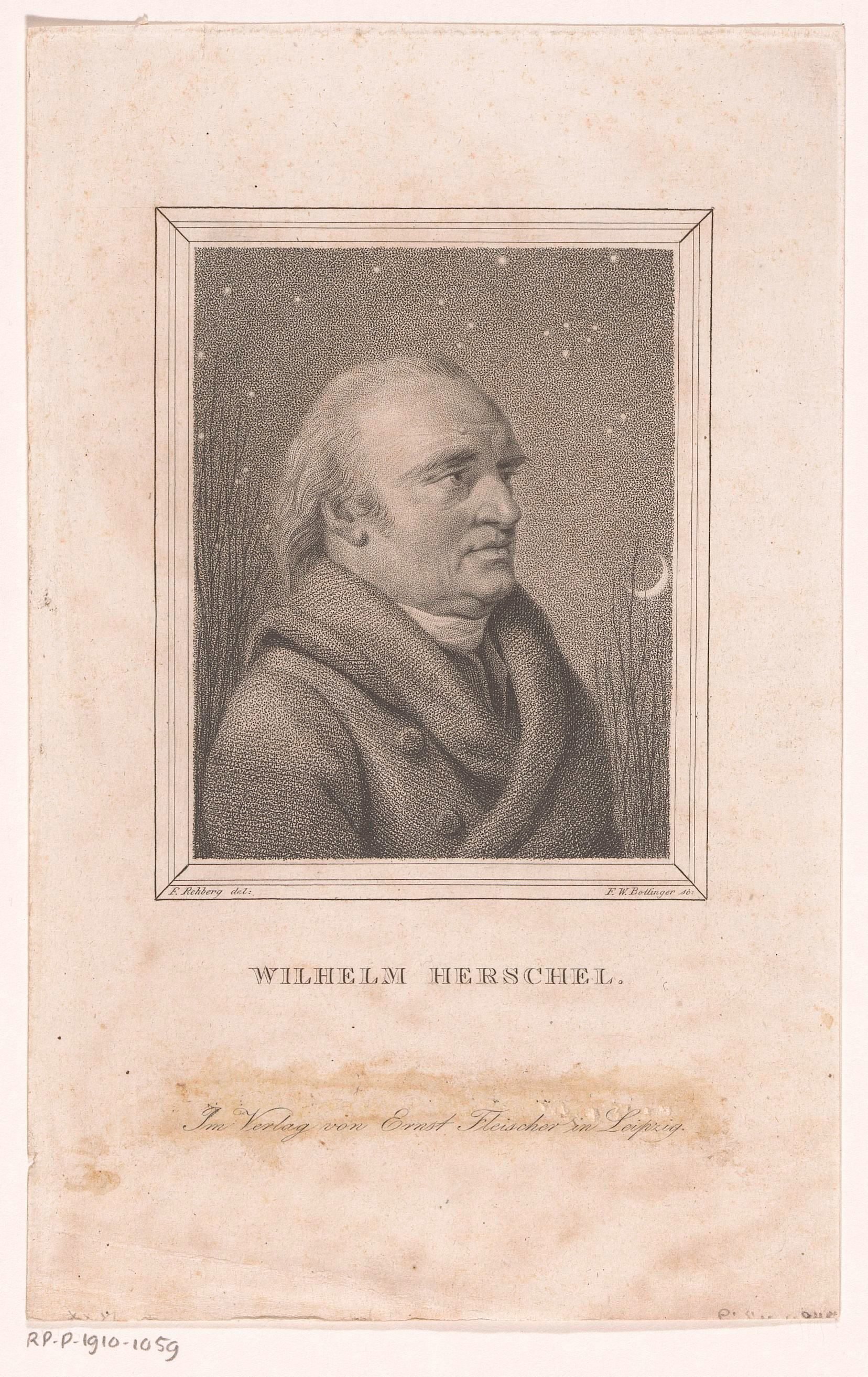 Portret van Frederick William Herschel