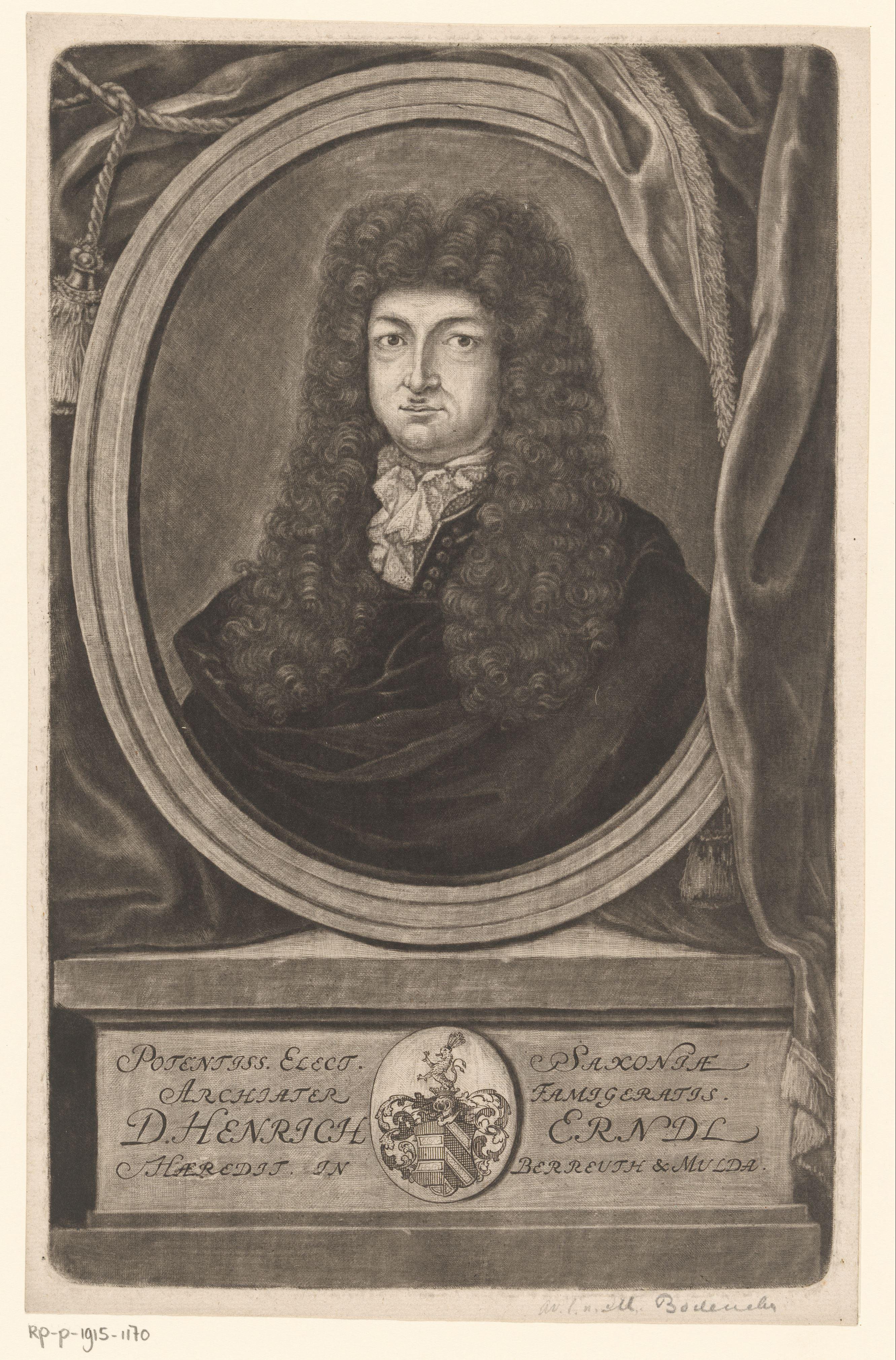 Portret van Heinrich Erndel