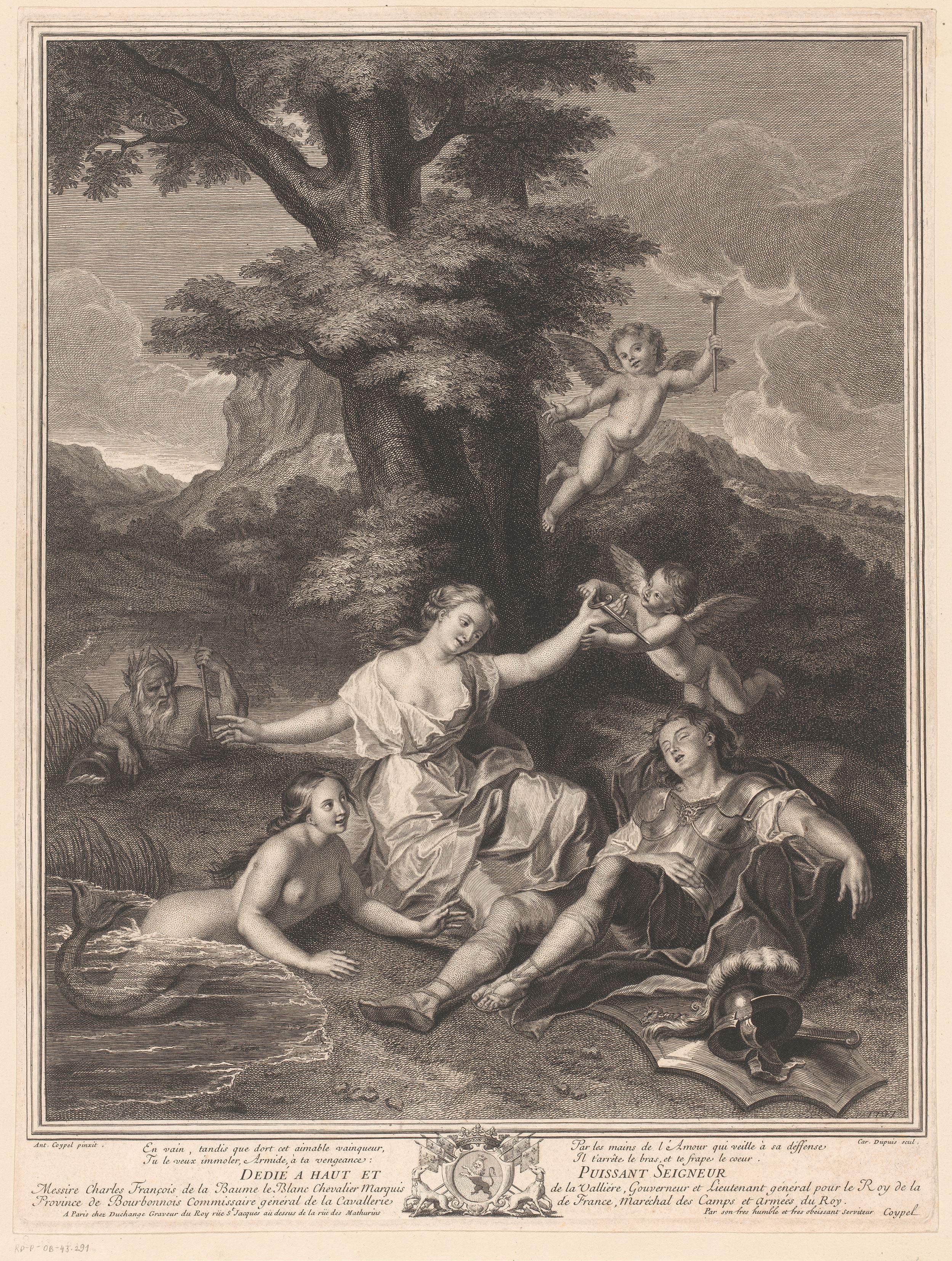 Armida en de slapende Rinaldo