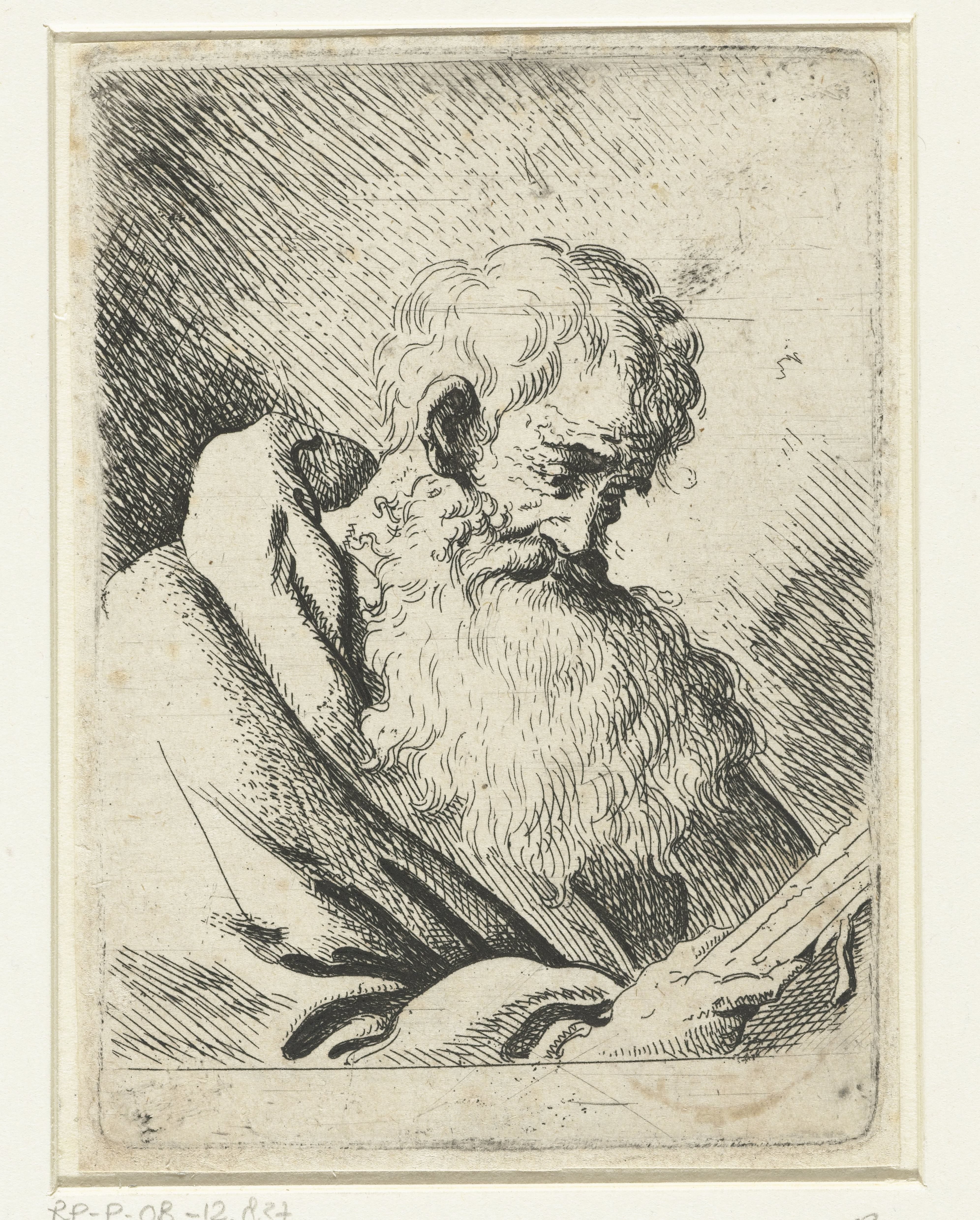 Lezende oude man