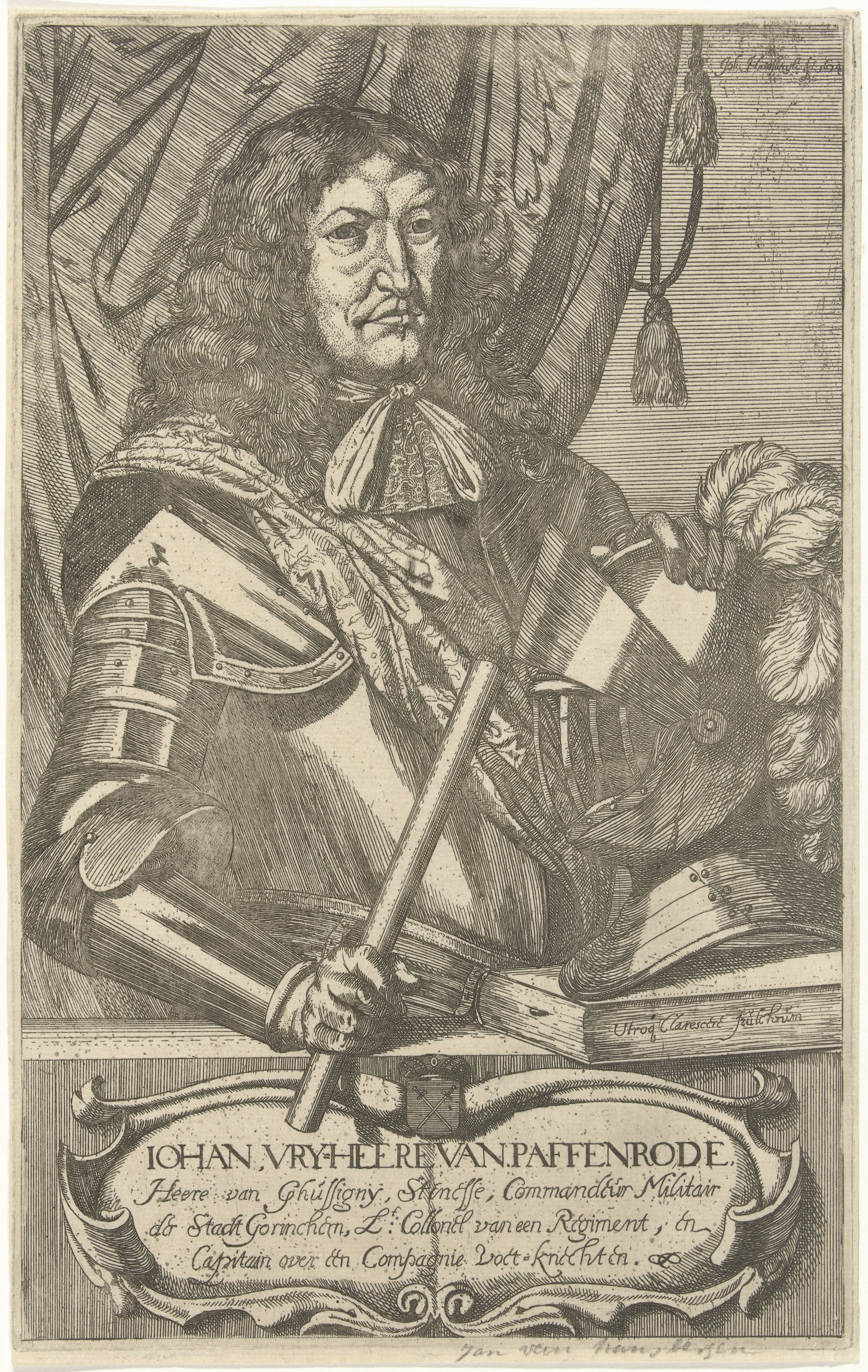 Portret van Johan, vrijheer van Paffenrode