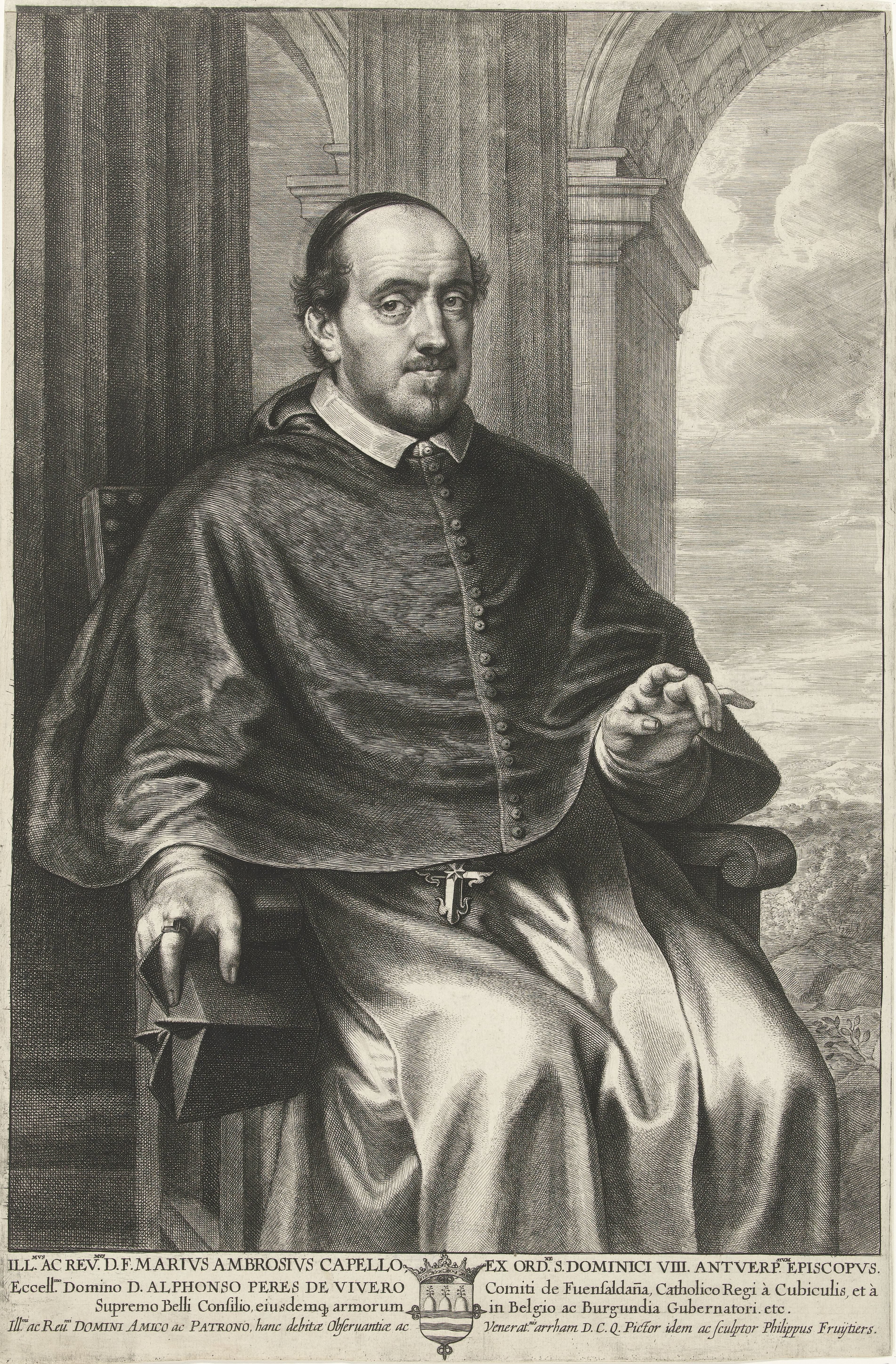 Portret van Marius Ambrosius Capello