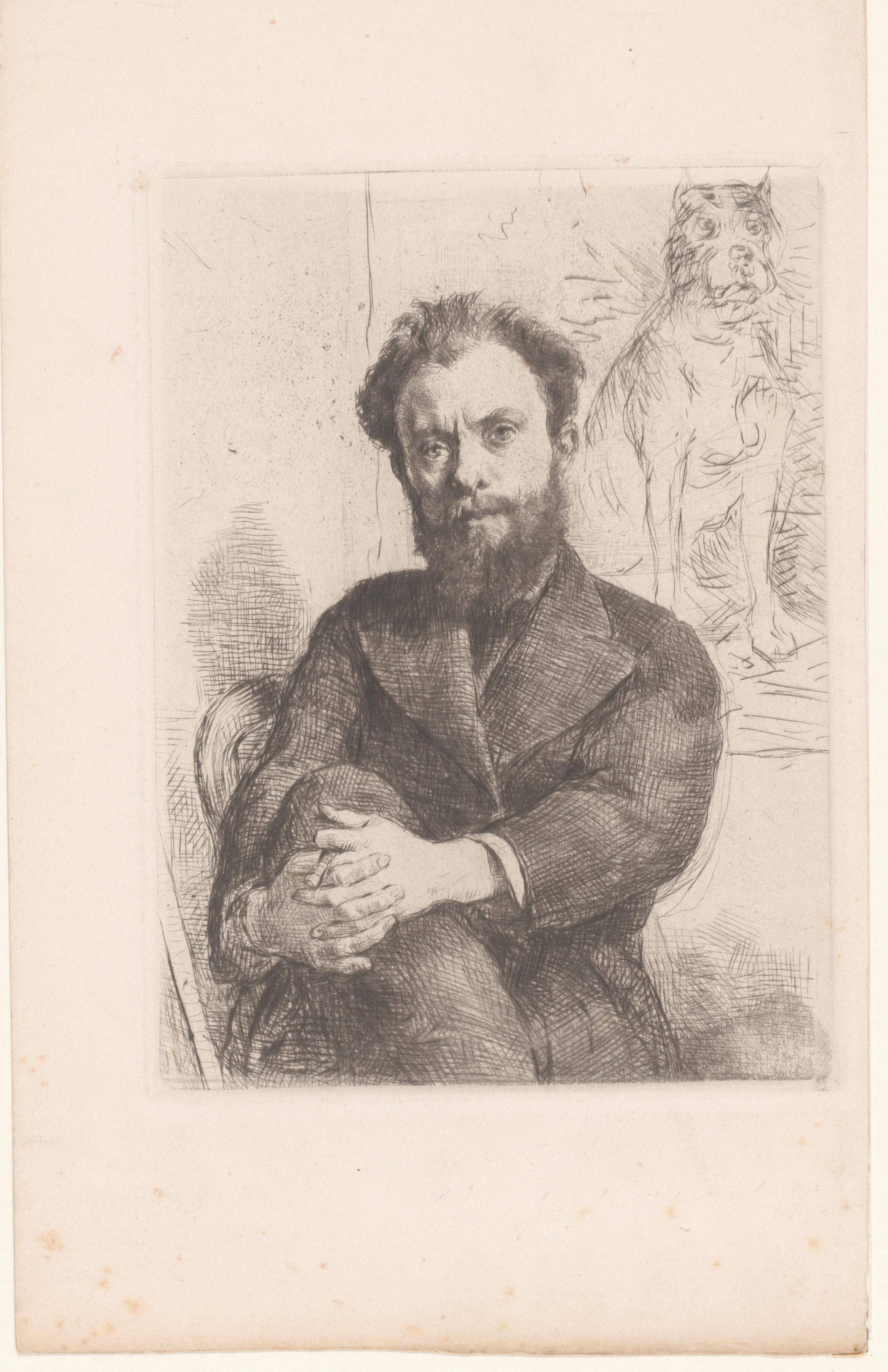 Portret van Ludovic Napoleon, Comte Lepic