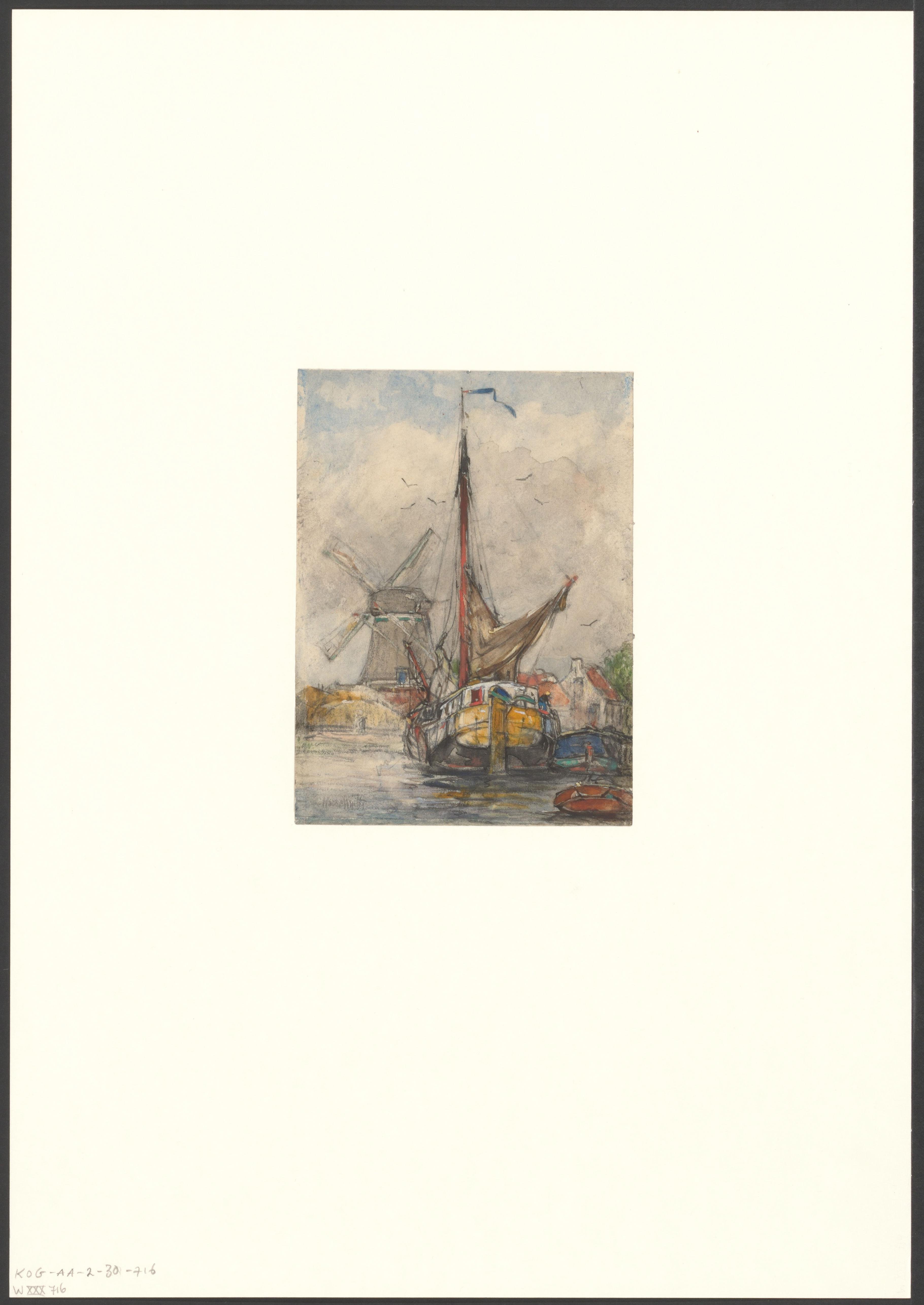 Gezicht op de Kostverlorenvaart