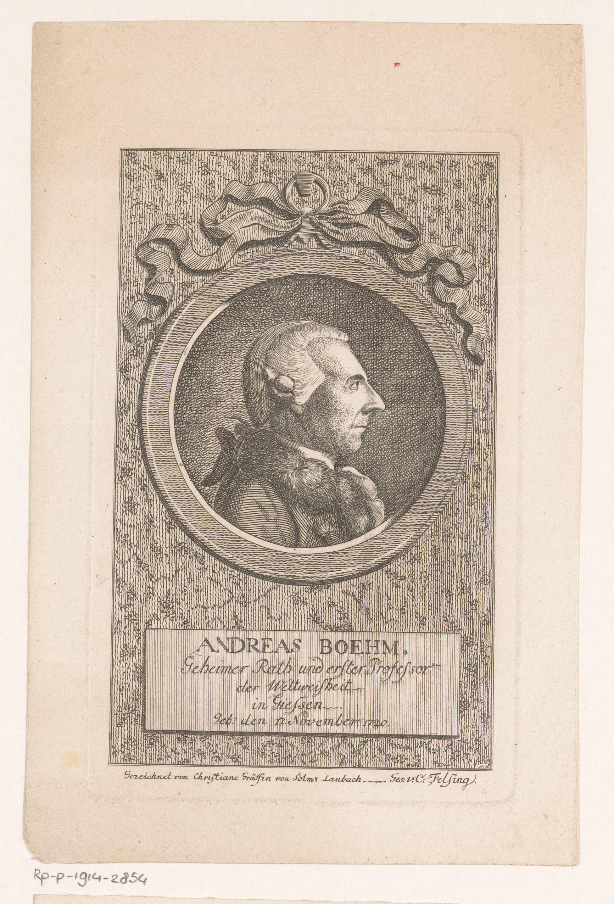 Portret van Andreas Böhm