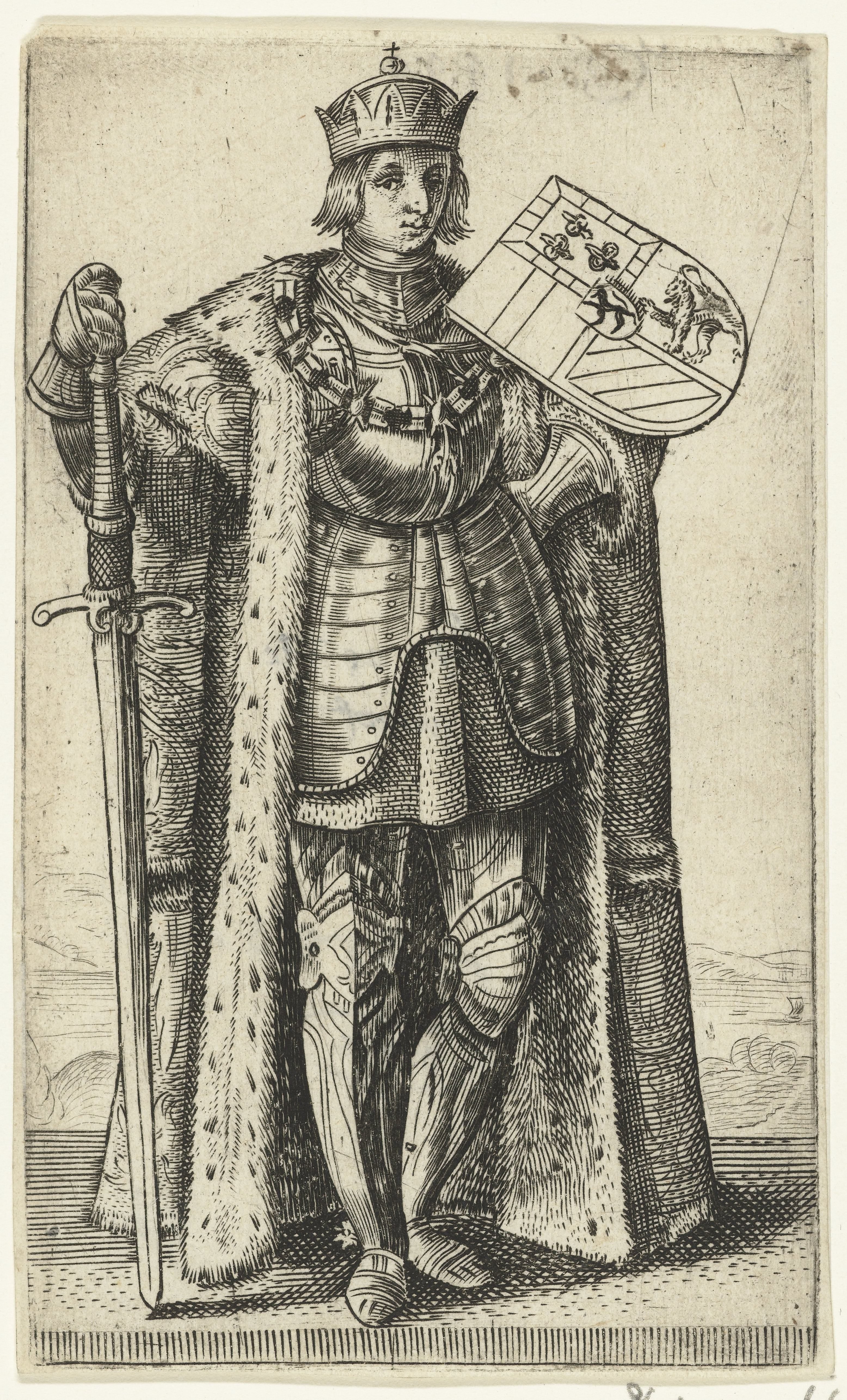 Portret van Filips de Schone, hertog van Bourgondië