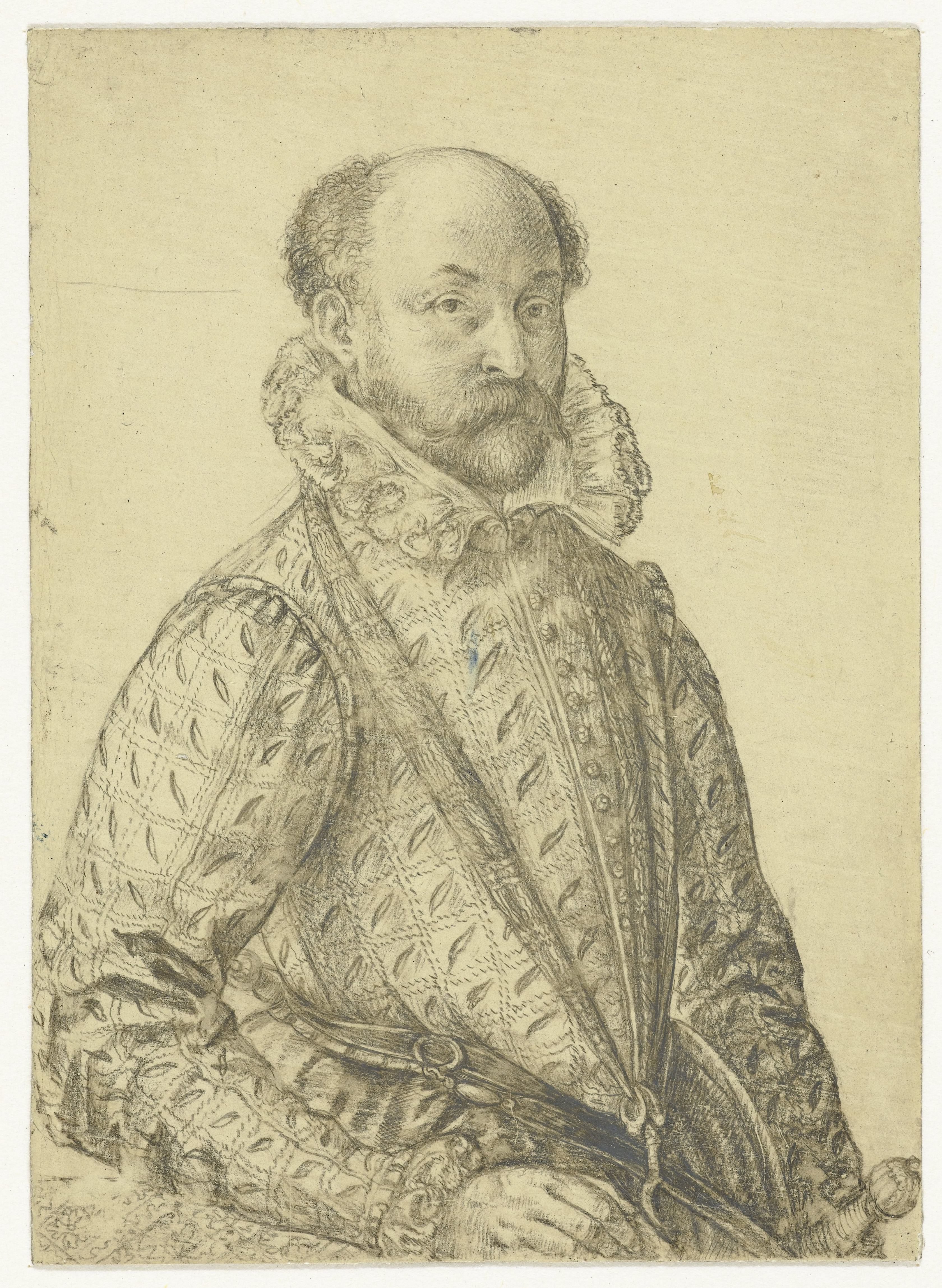Portret van een militaire bevelhebber