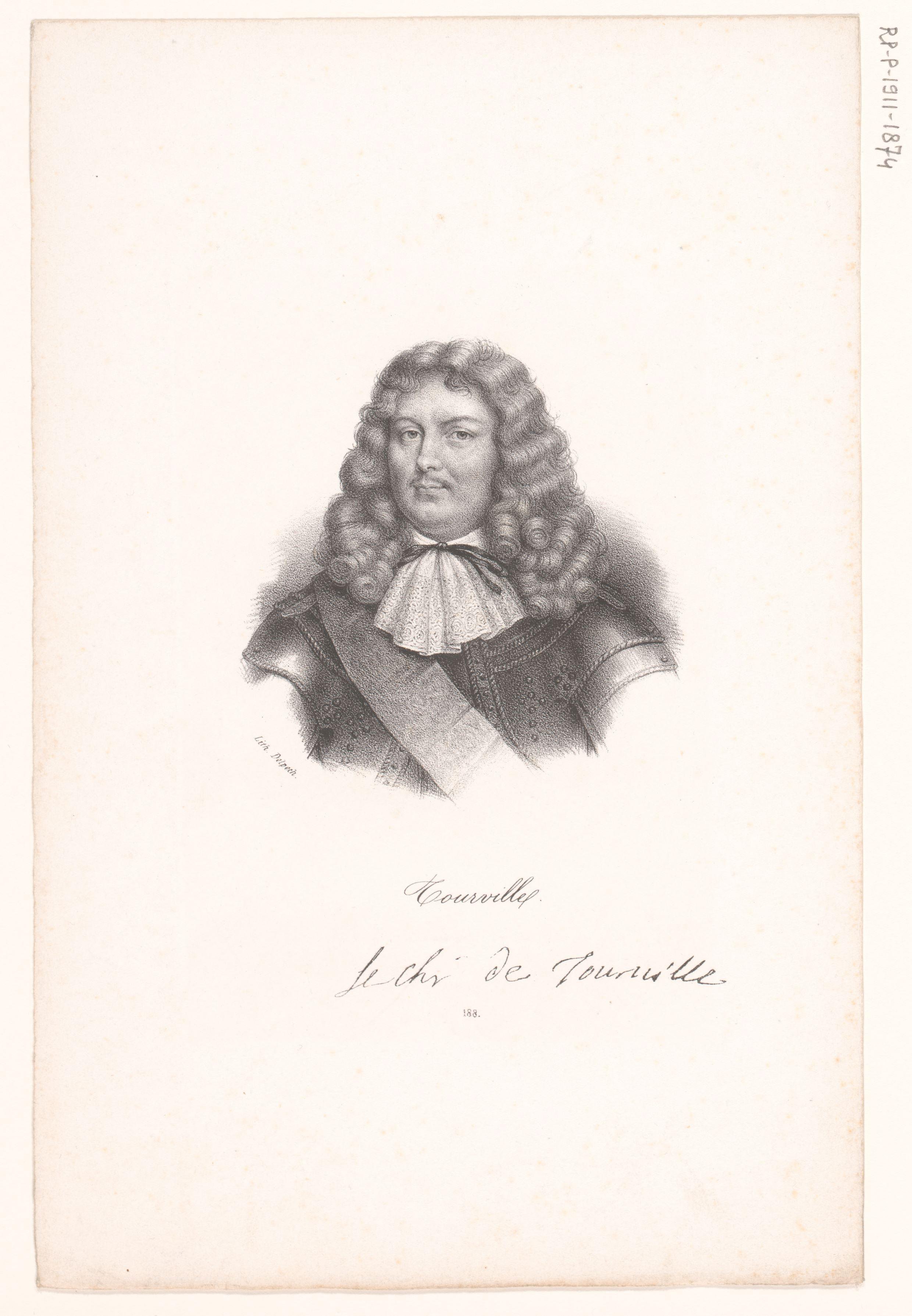 Portret van Anne-Hilarion de Tourville