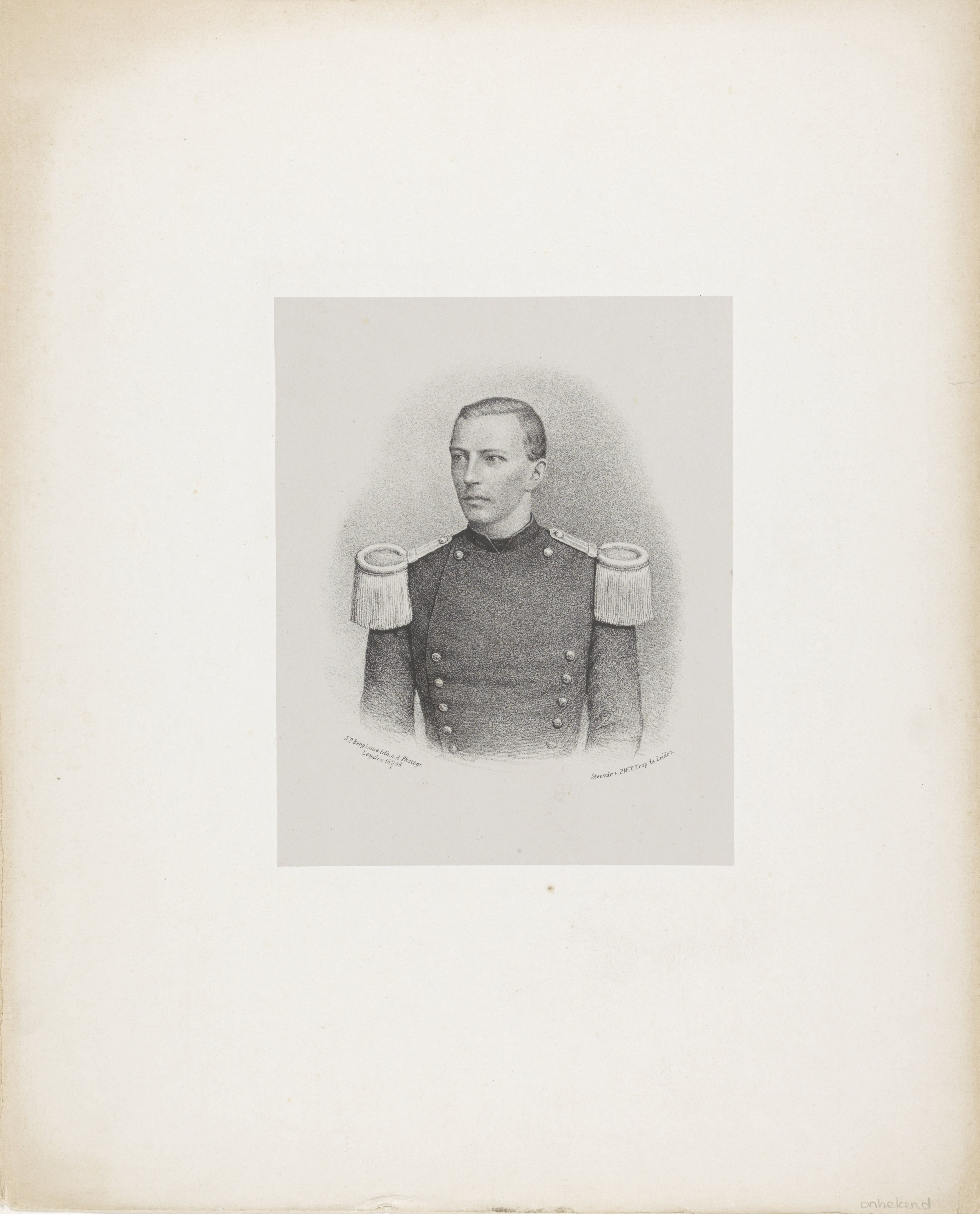 Portret van een onbekende man