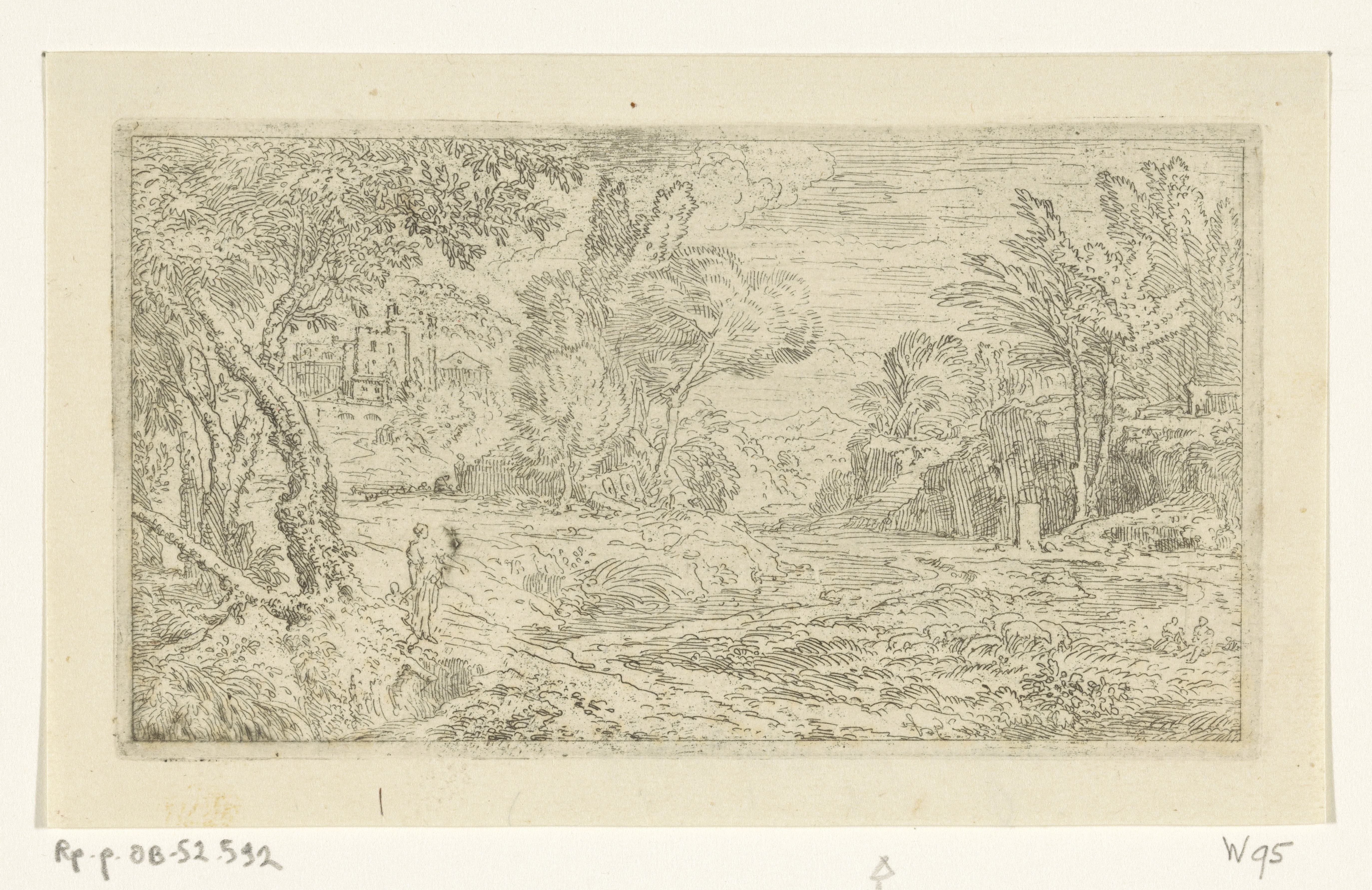Landschap met rivier