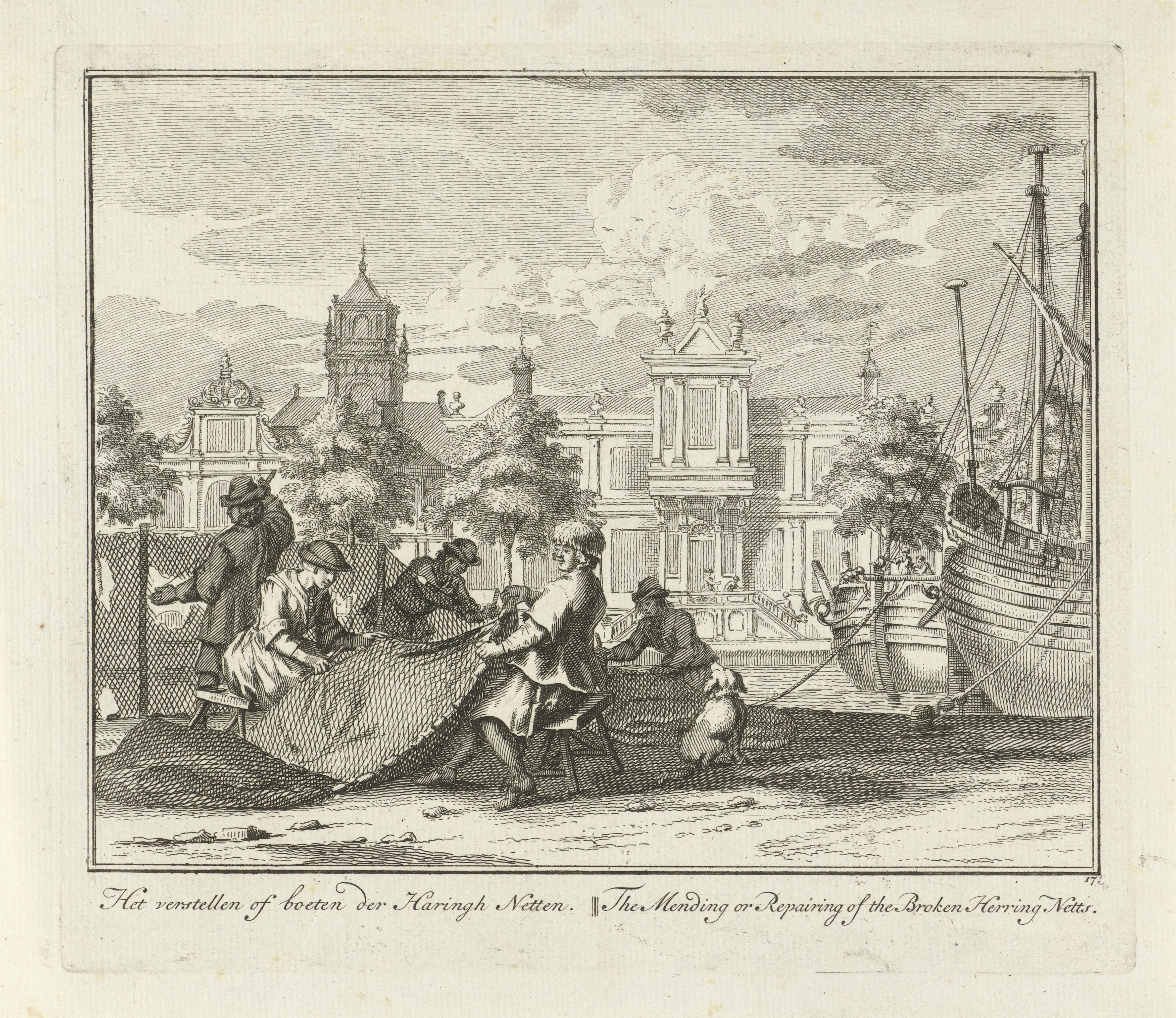 Boeten van de visnetten