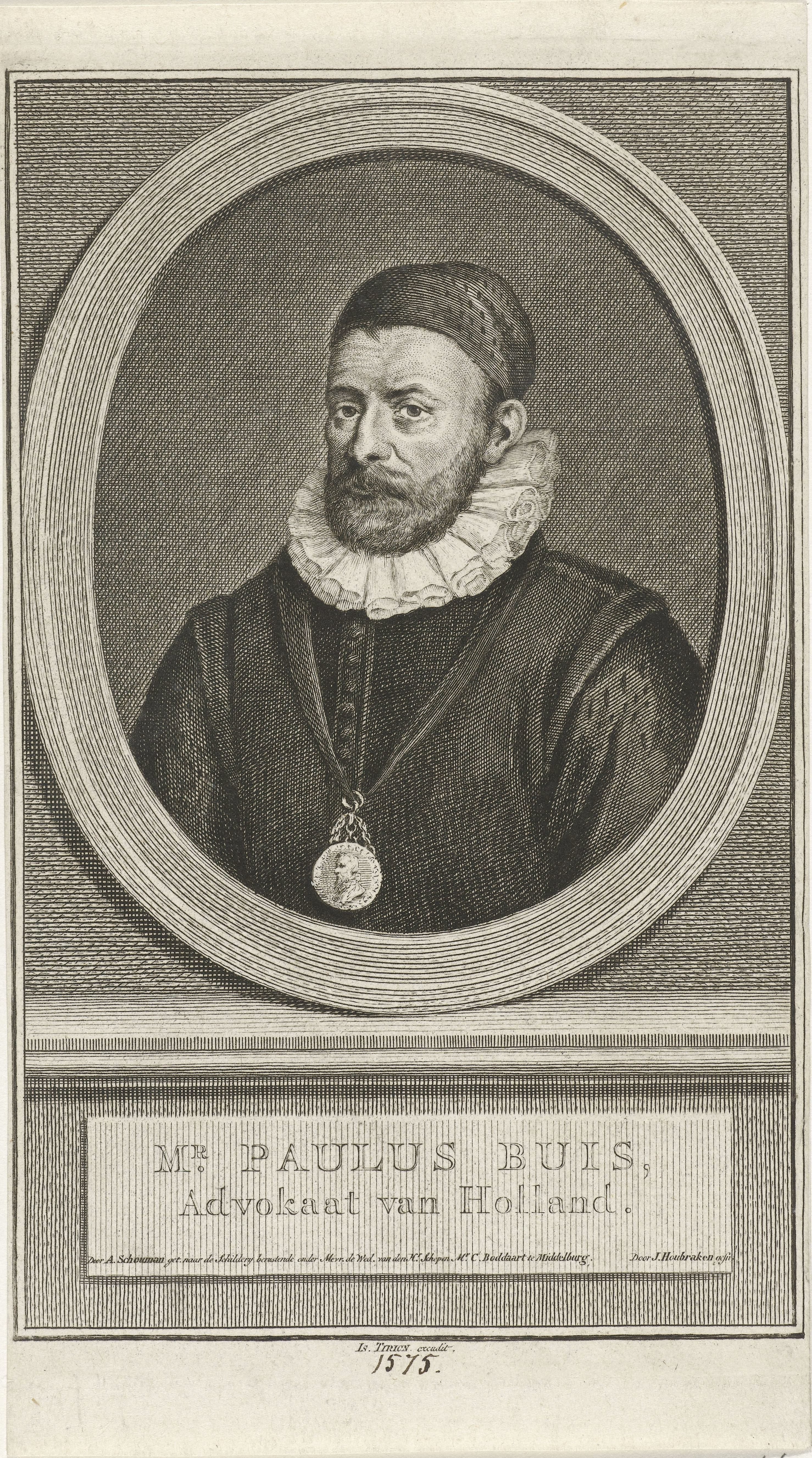 Portret van Paulus Buys