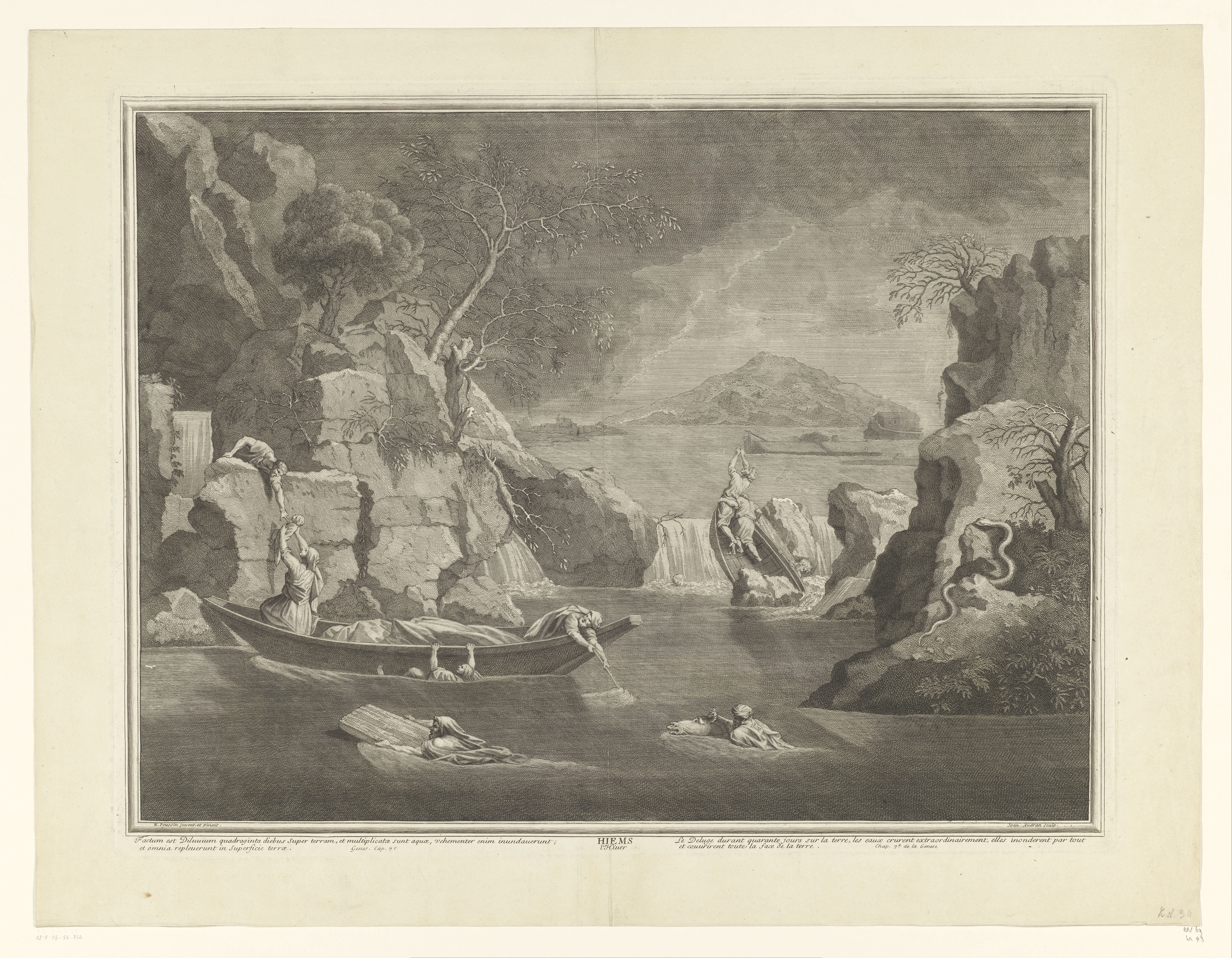 Allegorische voorstelling van de winter
