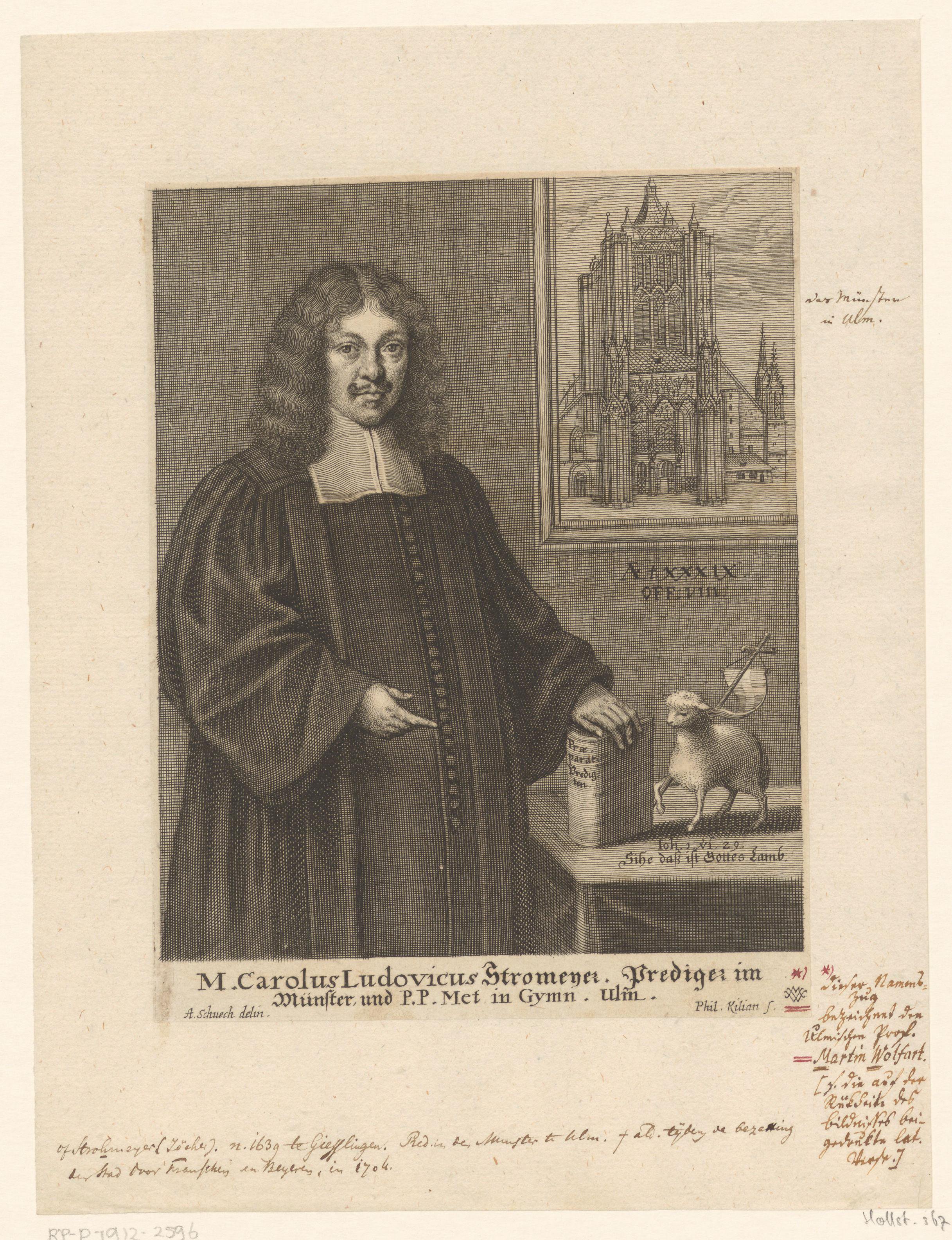 Portret van Carl Ludwig Stromeyer op 39-jarige leeftijd