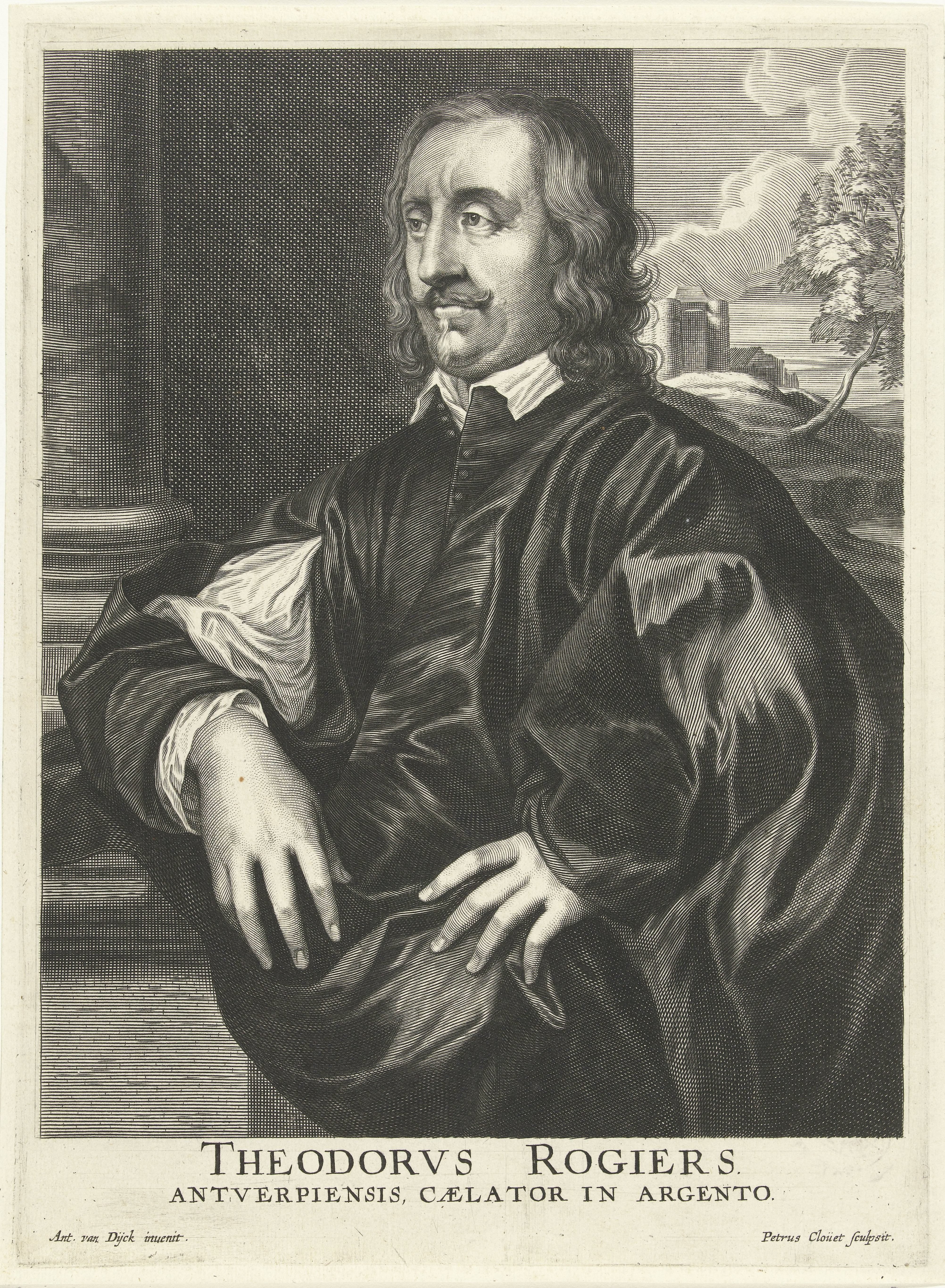 Portret van Theodor Rogiers