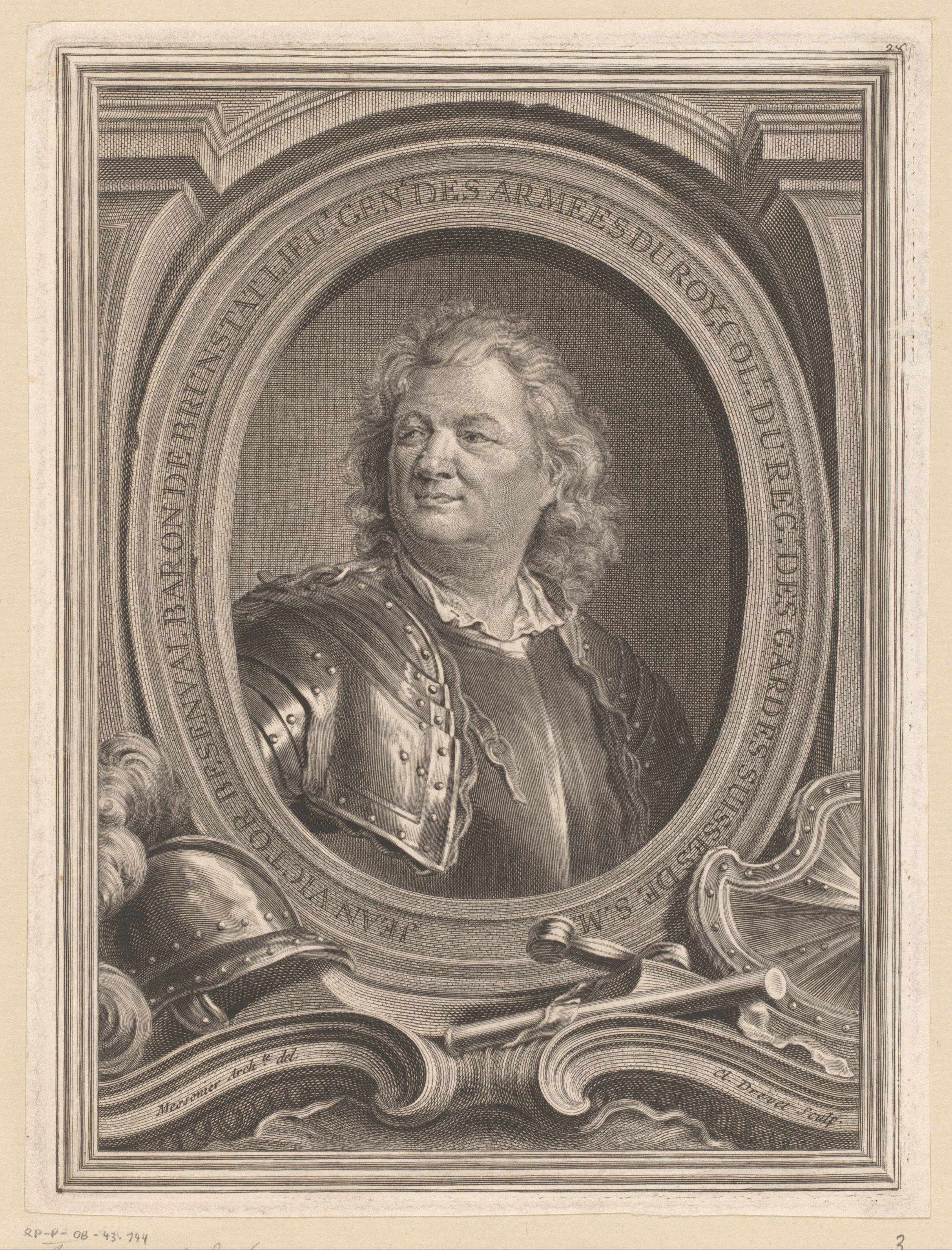 Portret van Jean Victor de Besenval de Brünstatt