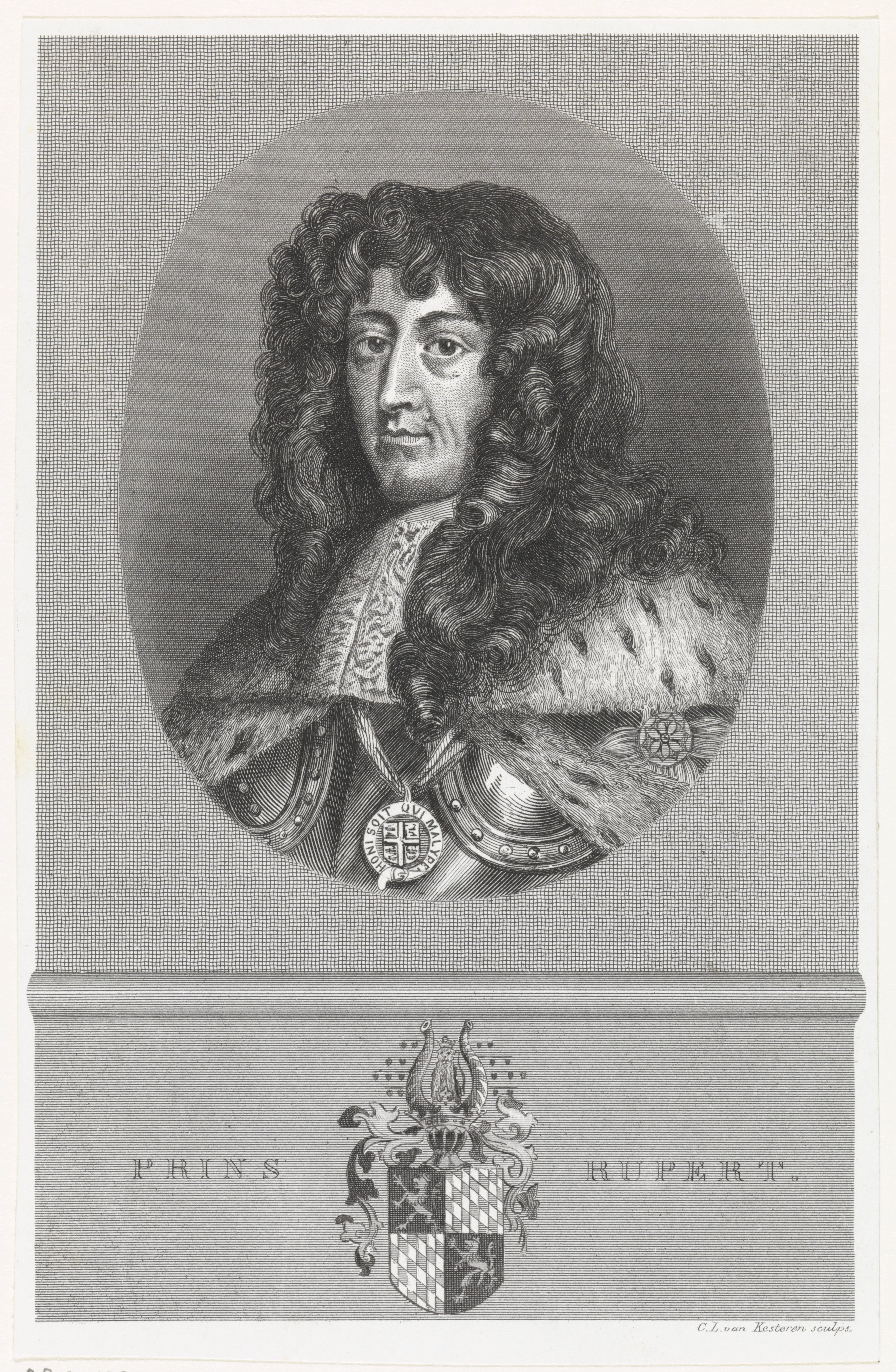 Portret van Rupert, prins van de Palts