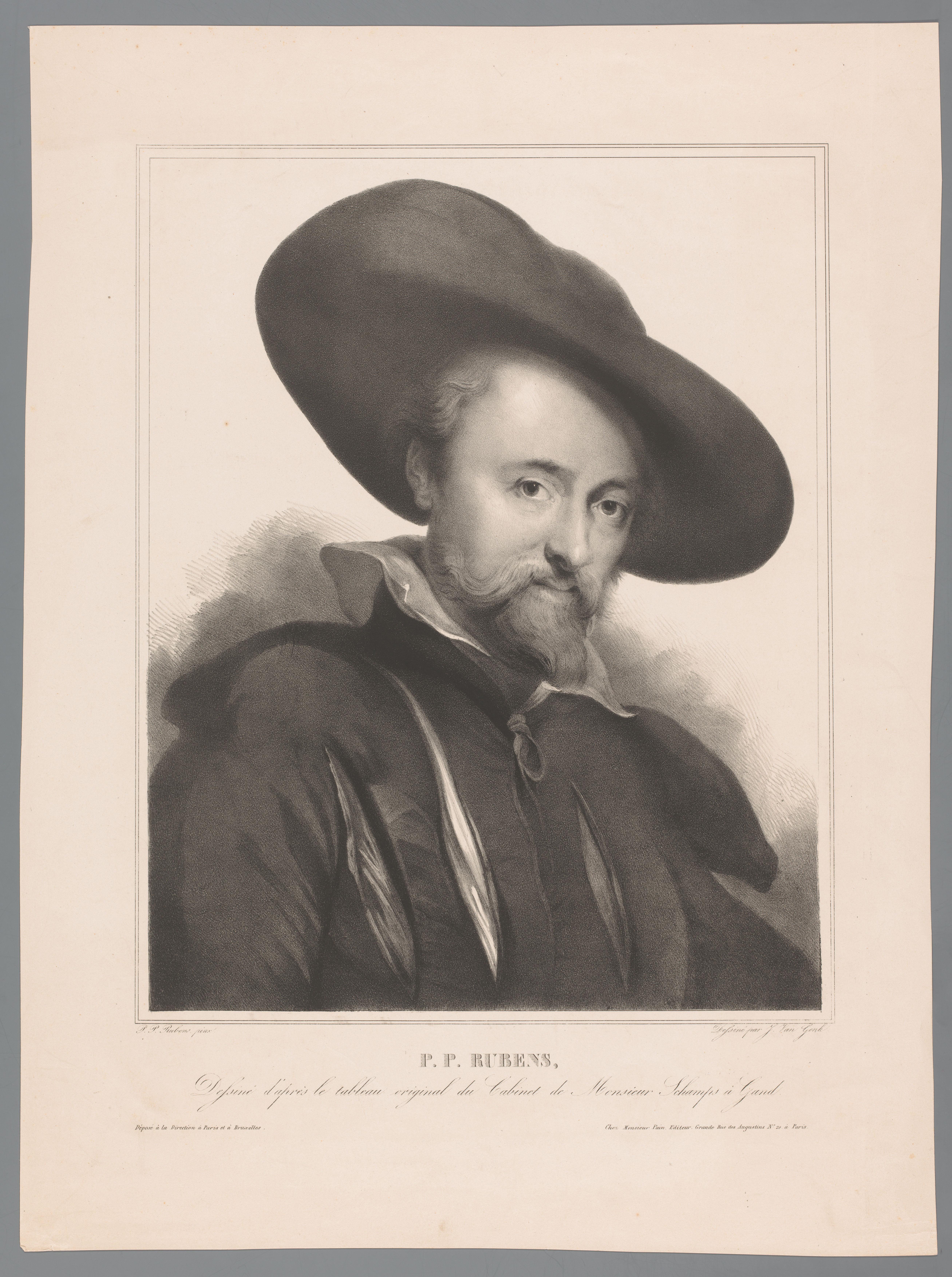 Portret van Peter Paul Rubens