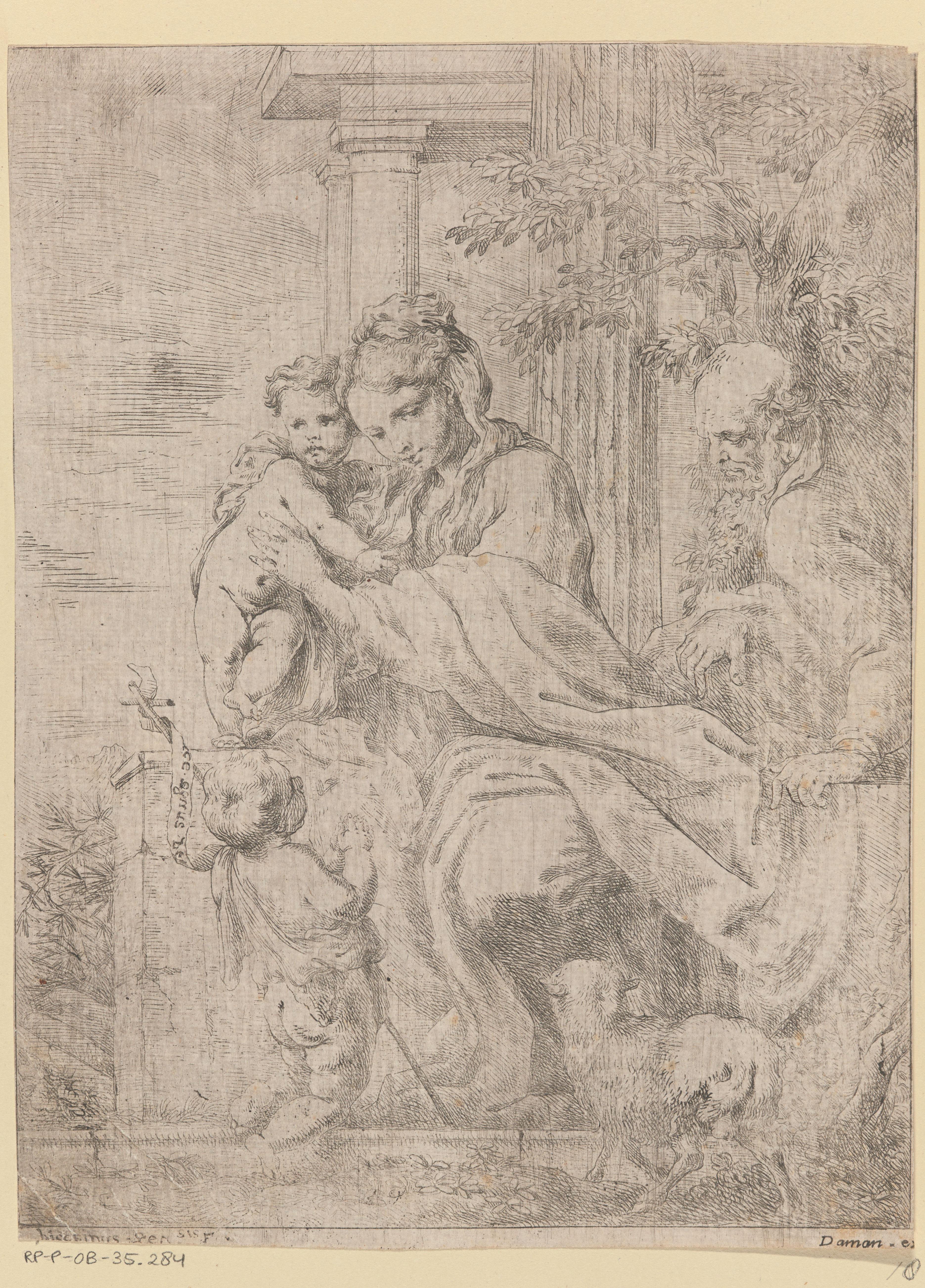 Heilige Familie met de jonge Johannes de Doper