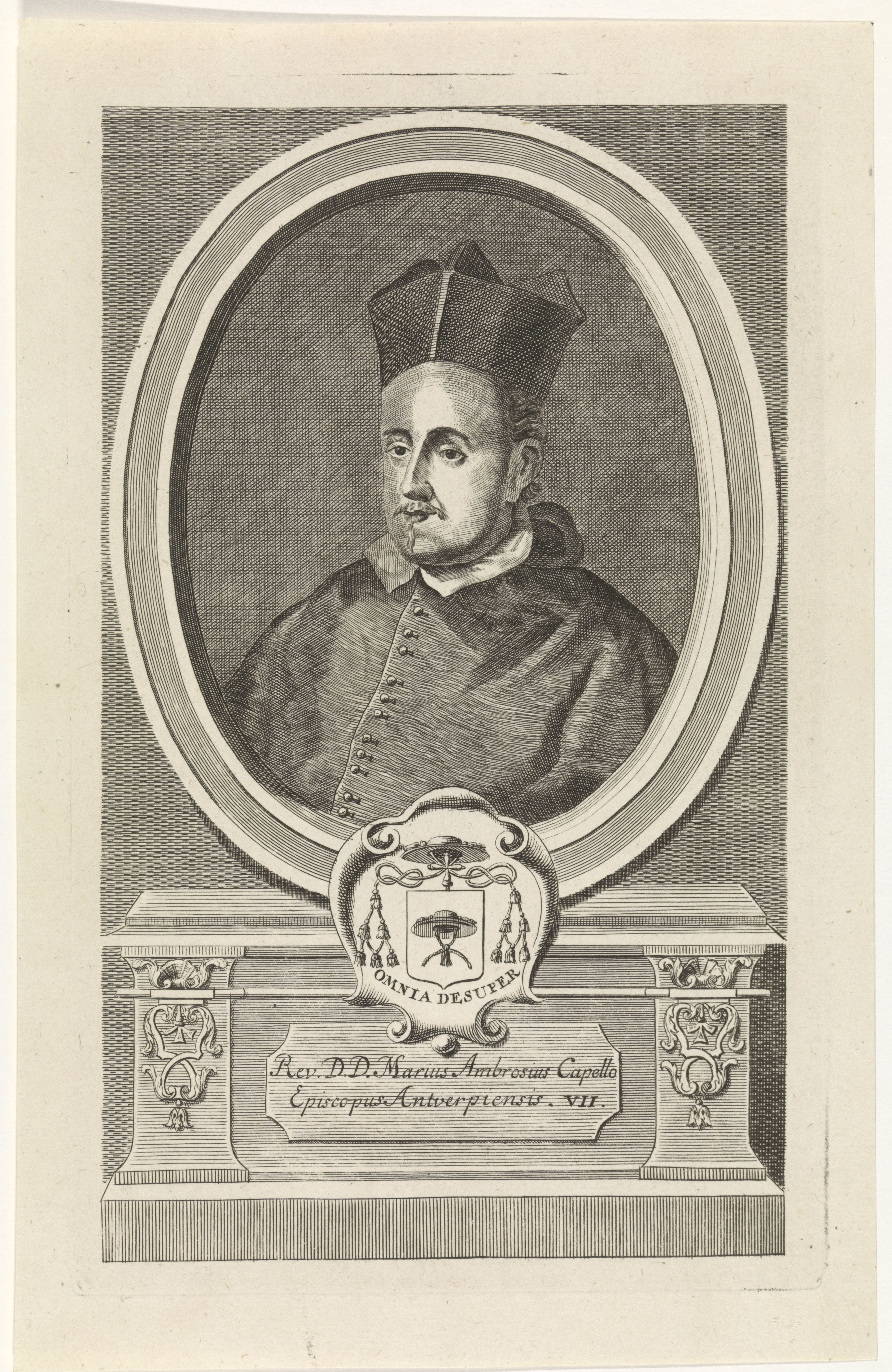 Portret van Marius Ambrosius Capello