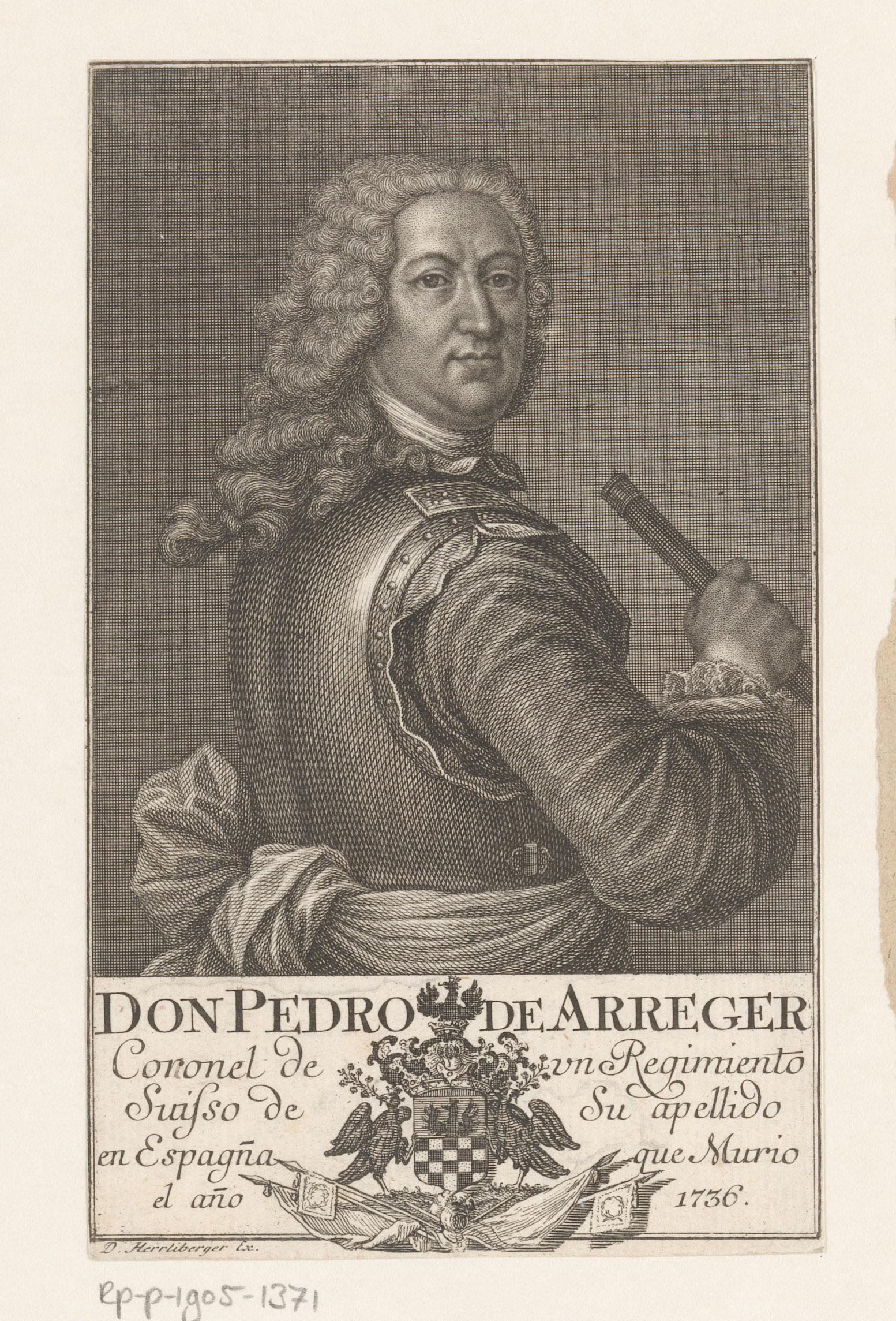 Portret van Pedro de Arregger