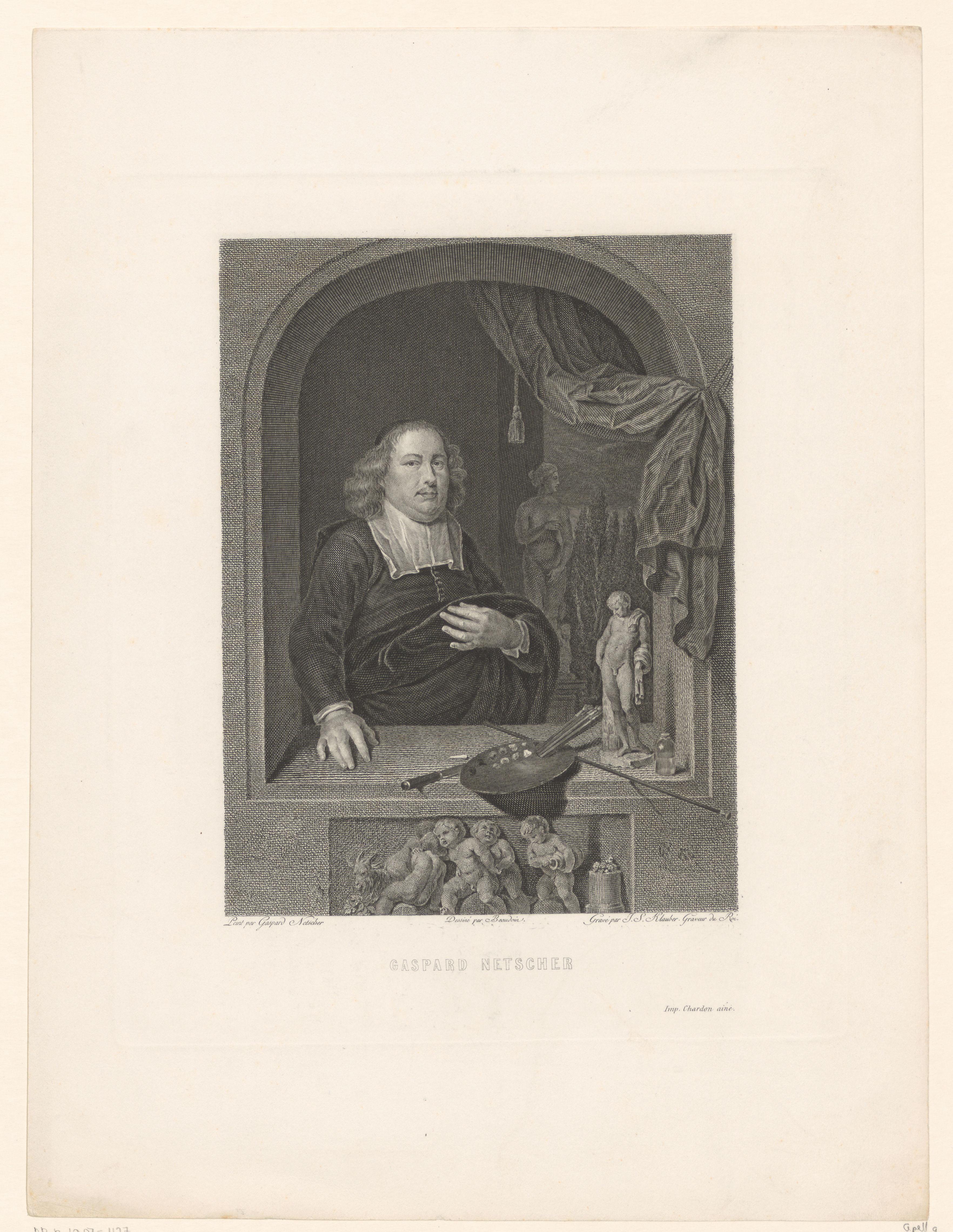 Portret van Caspar Netscher