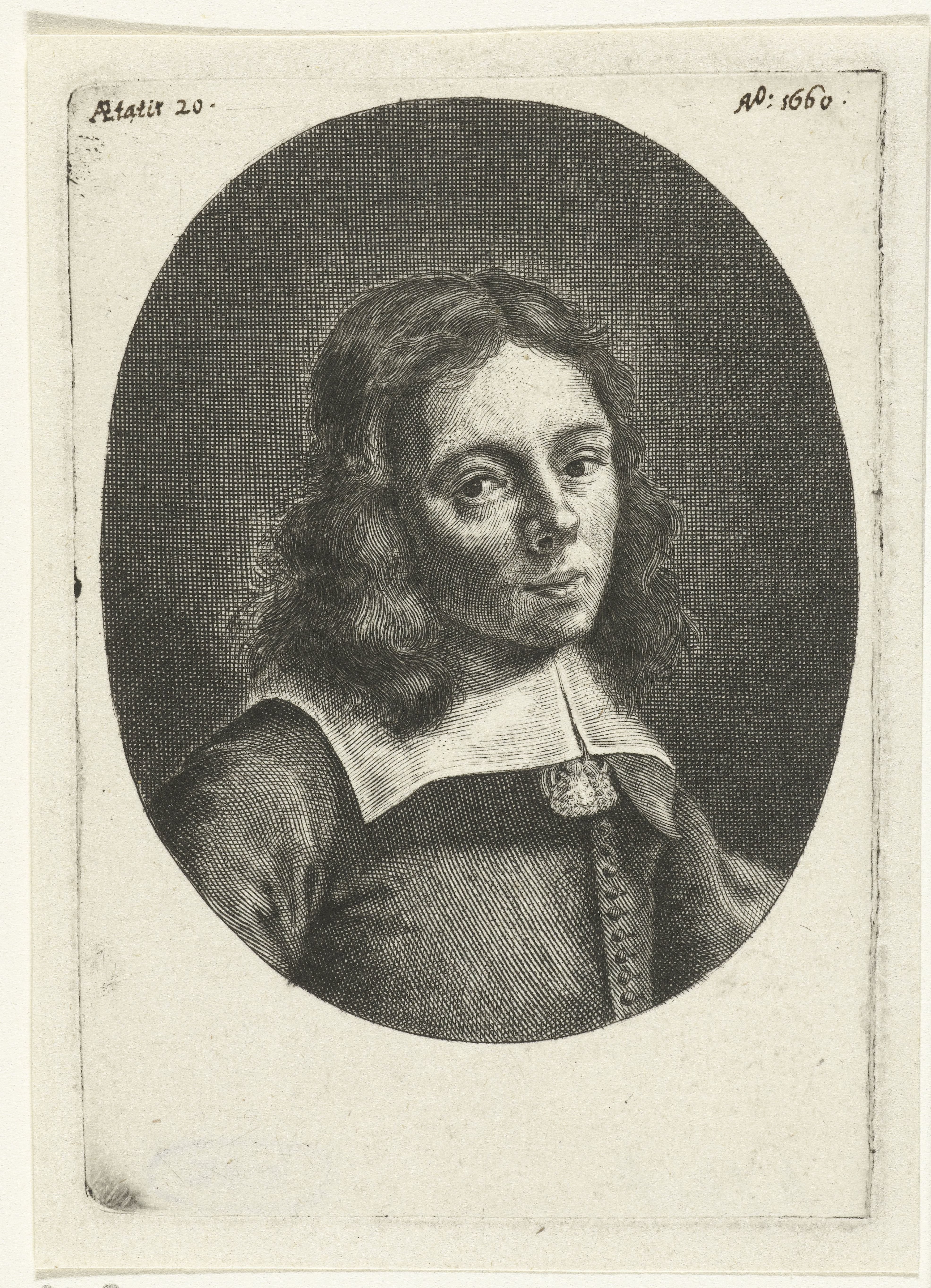Zelfportret op 20-jarige leeftijd